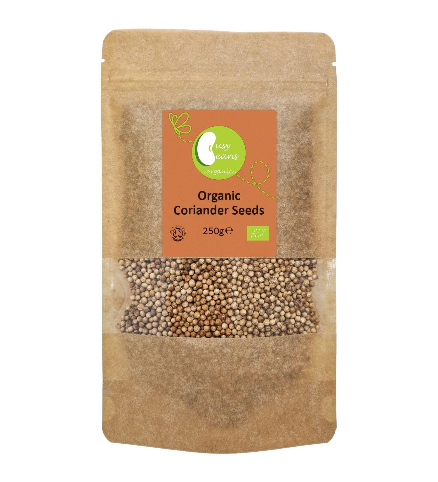 Certified Organic Coriander Seeds (250g) by Busy Beans Organic - Buy Online on SooperMarket.com
