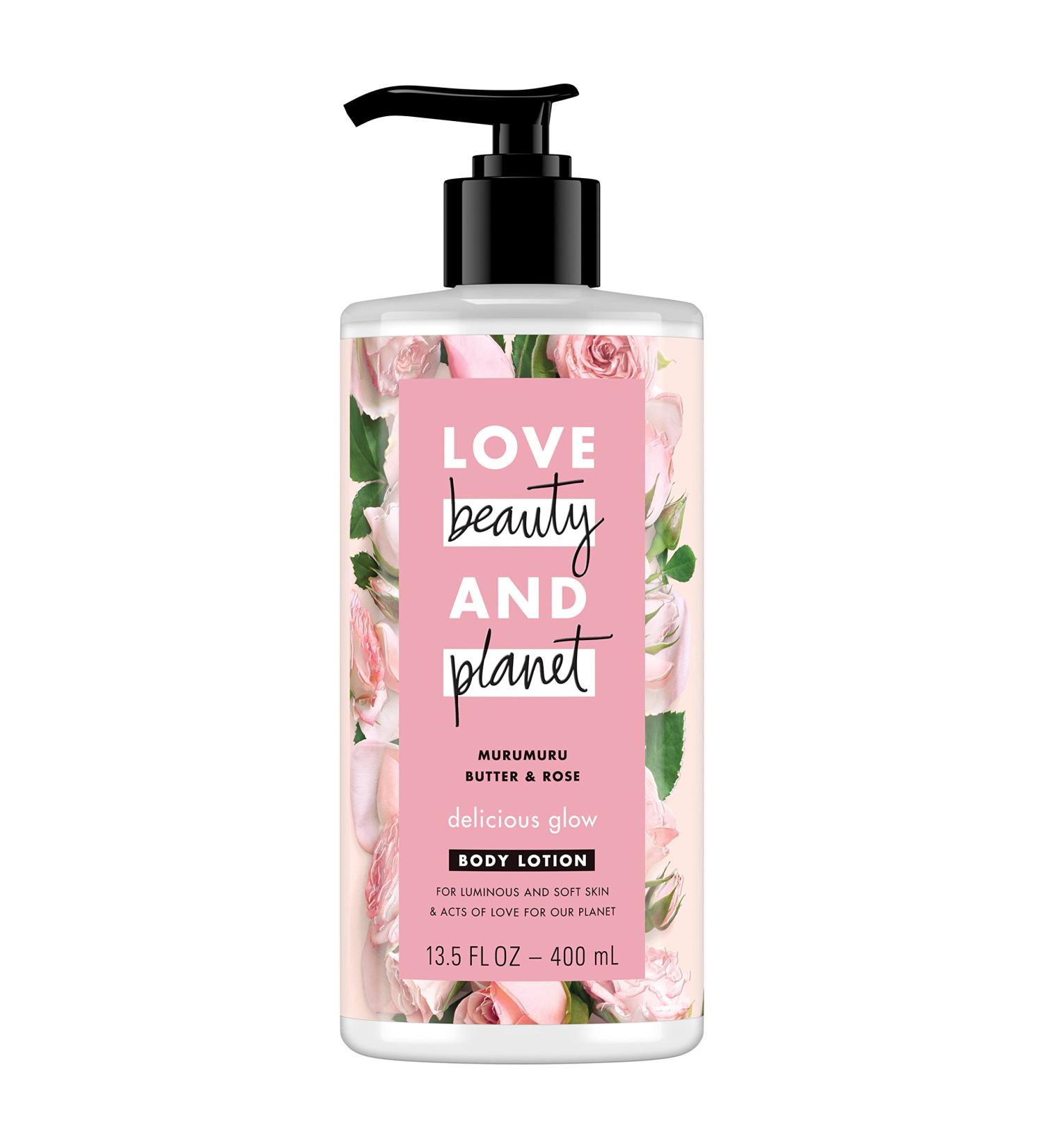 Love Beauty and Planet Murumuru Butter & Rose Body Lotion, Delicious Glow, 13.5 oz - Buy Online on SooperMarket.com