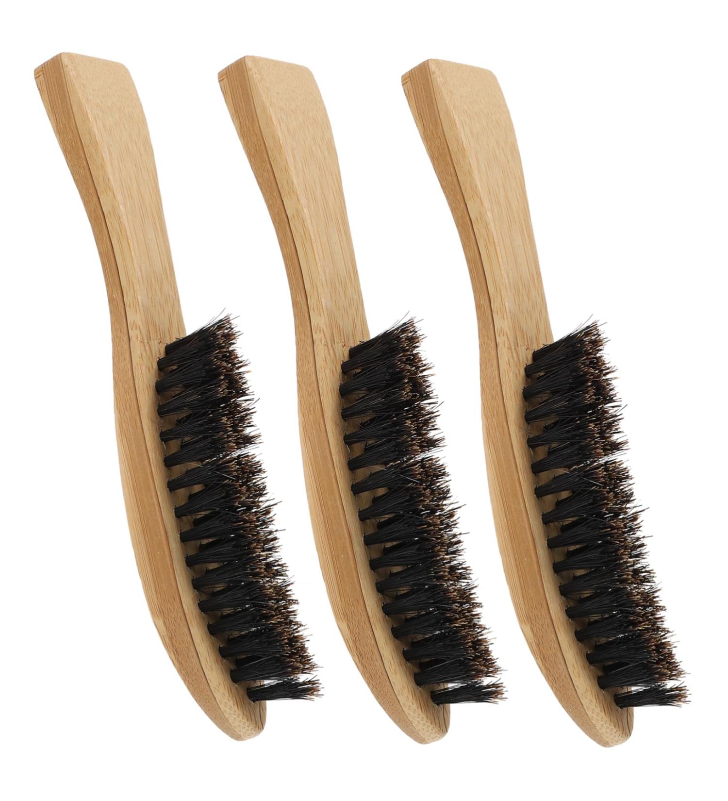 Shop Angoily 3-St Bartbrush Combs for Men | Wild Boar Bristle Beard & Hair Care Tools - Buy Online on SooperMarket.com