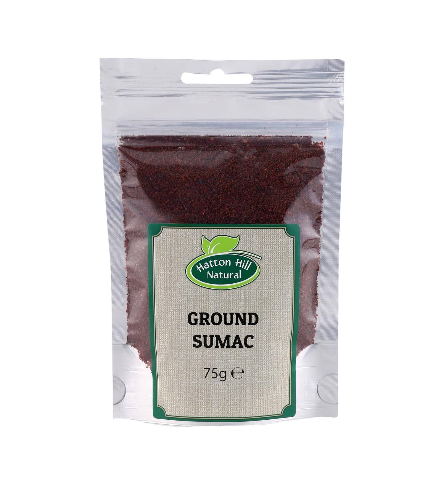 Ground Sumac 75g by Hatton Hill - Free UK Delivery - Buy Online on SooperMarket.com