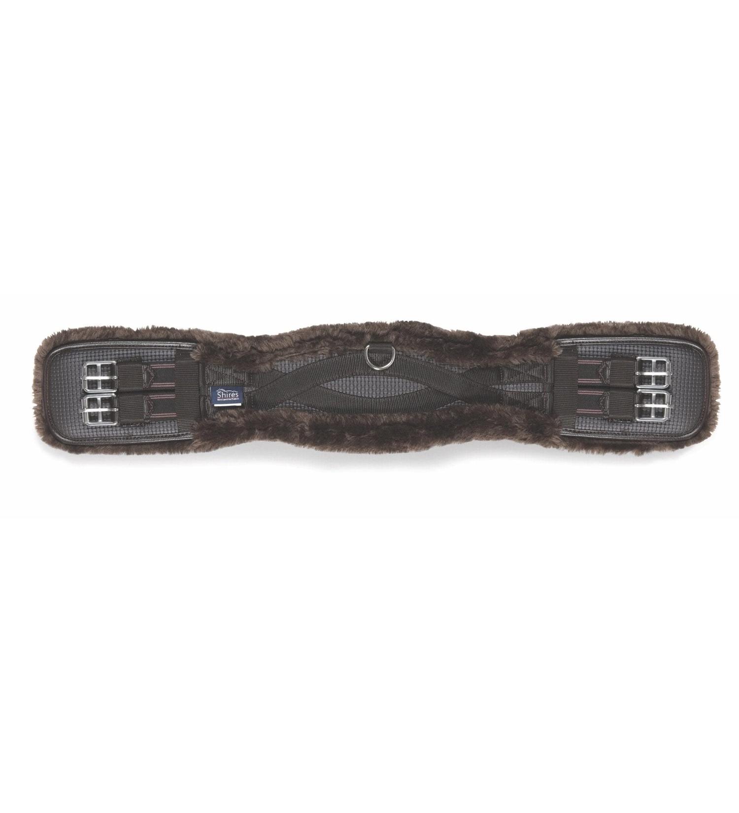 Shires ARMA SupaFleece Dressage Girth - Elastic - Brown Brown 26