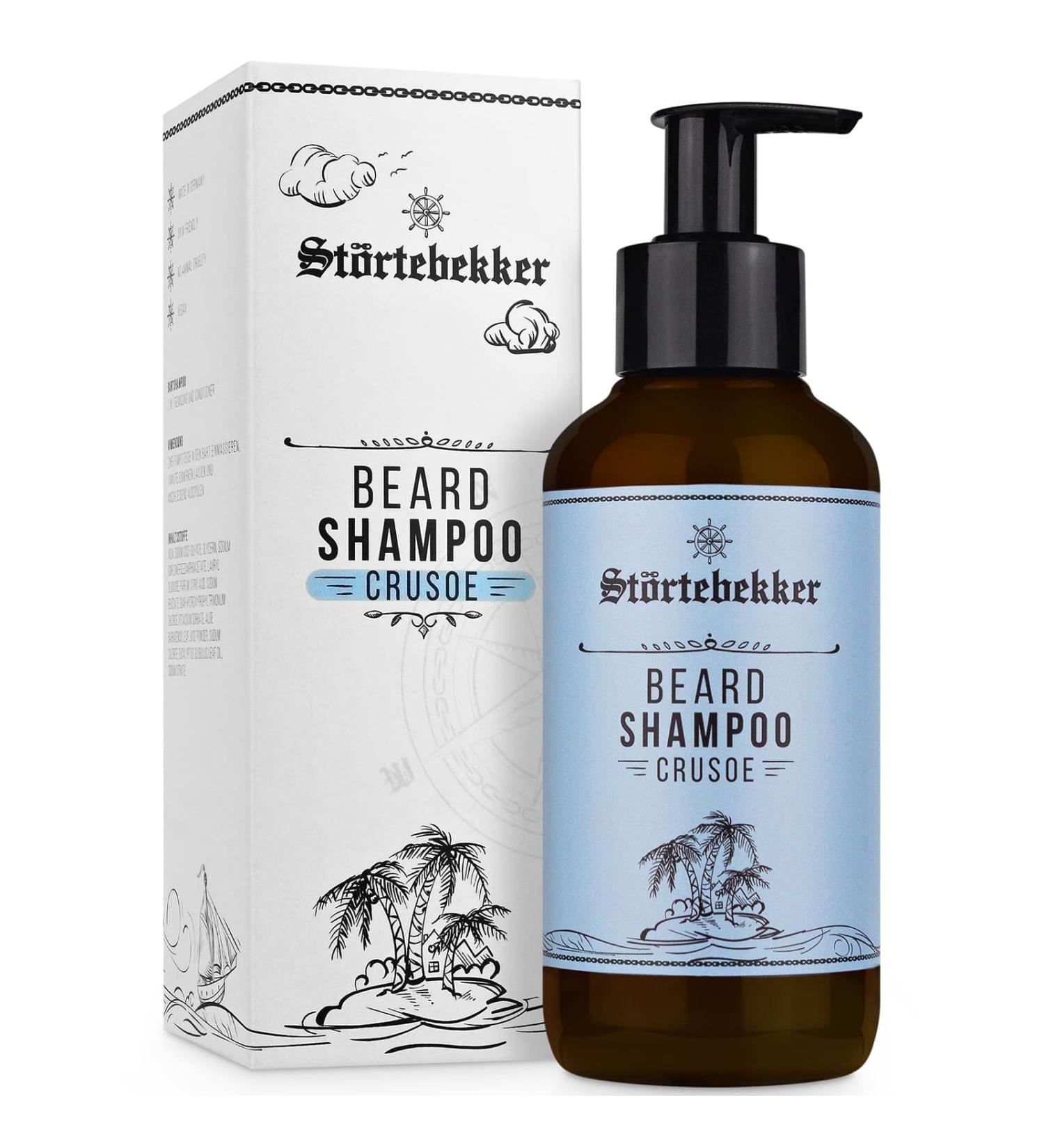 St rtebekker Premium Beard Shampoo for Men - 200ml Daily Care & Cleansing - Optimal Foam & Beard Wash - Perfect Gift Idea - Buy Online on SooperMarket.com