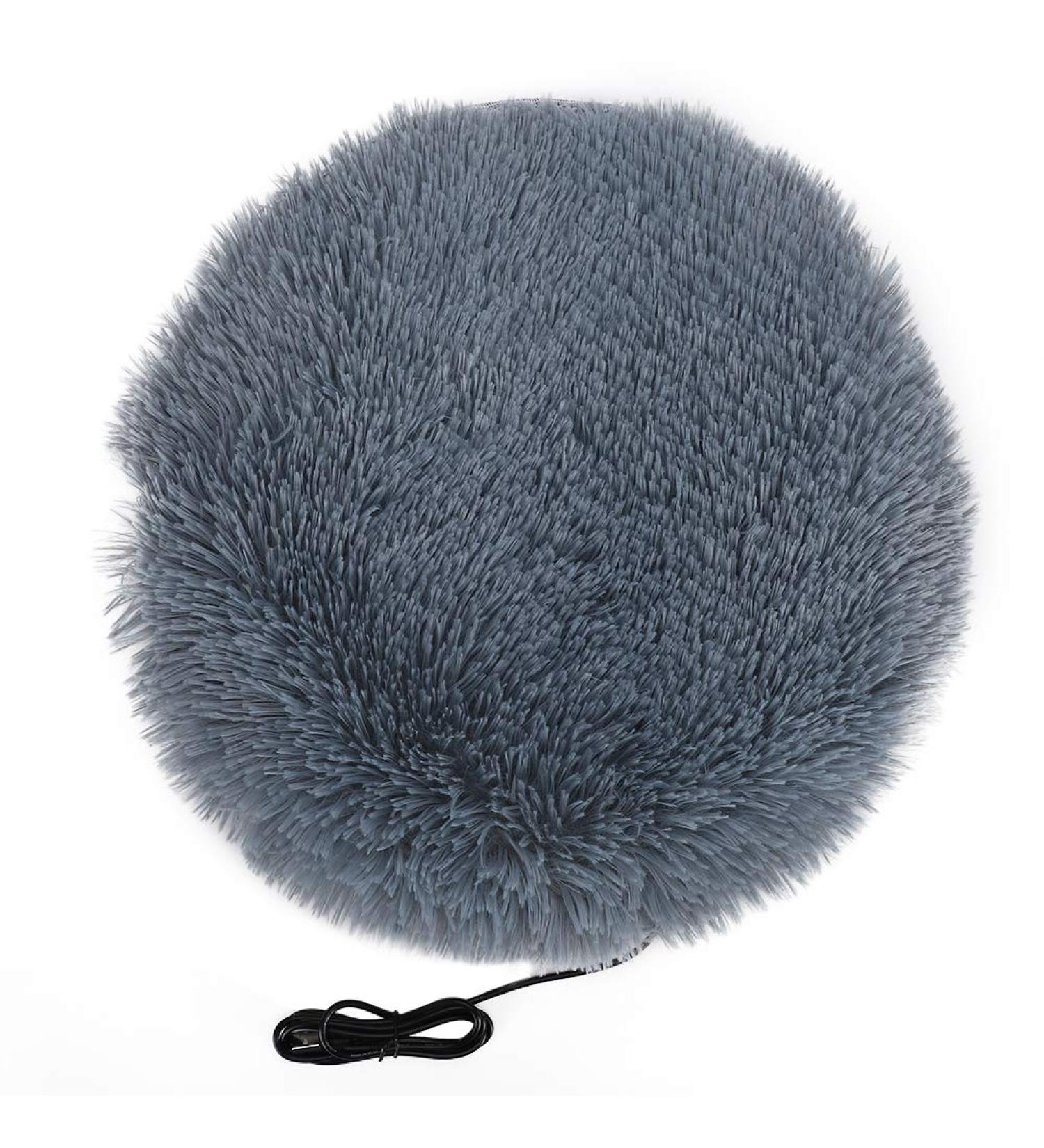 Plush Self-Heating Pet Mat - USB & Reusable Pet Bed Warmer - Washable & Cozy Heat Mat for Dogs & Cats - Buy Online on SooperMarket.com