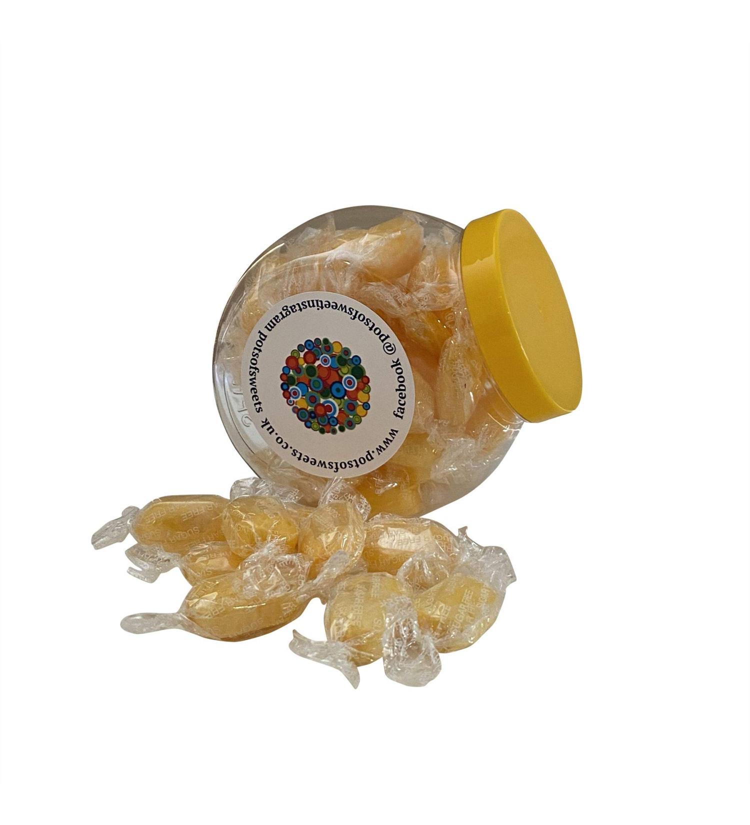 300g Cookie Jar of Stockleys Sugar Free Sherbet Lemons