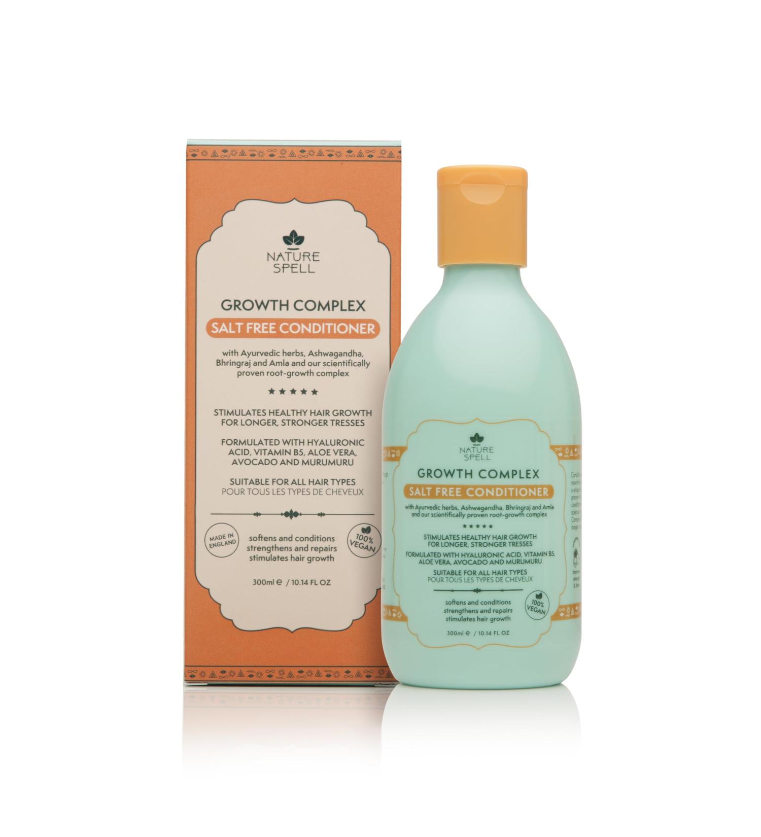 Nature Spell Hair Growth Flushing 300 ml | Sulfate-Free Ayurvedic Formula for All Hair Types | Stimulates Healthy Hair Growth | Made in Great Britain - Buy Online on SooperMarket.com
