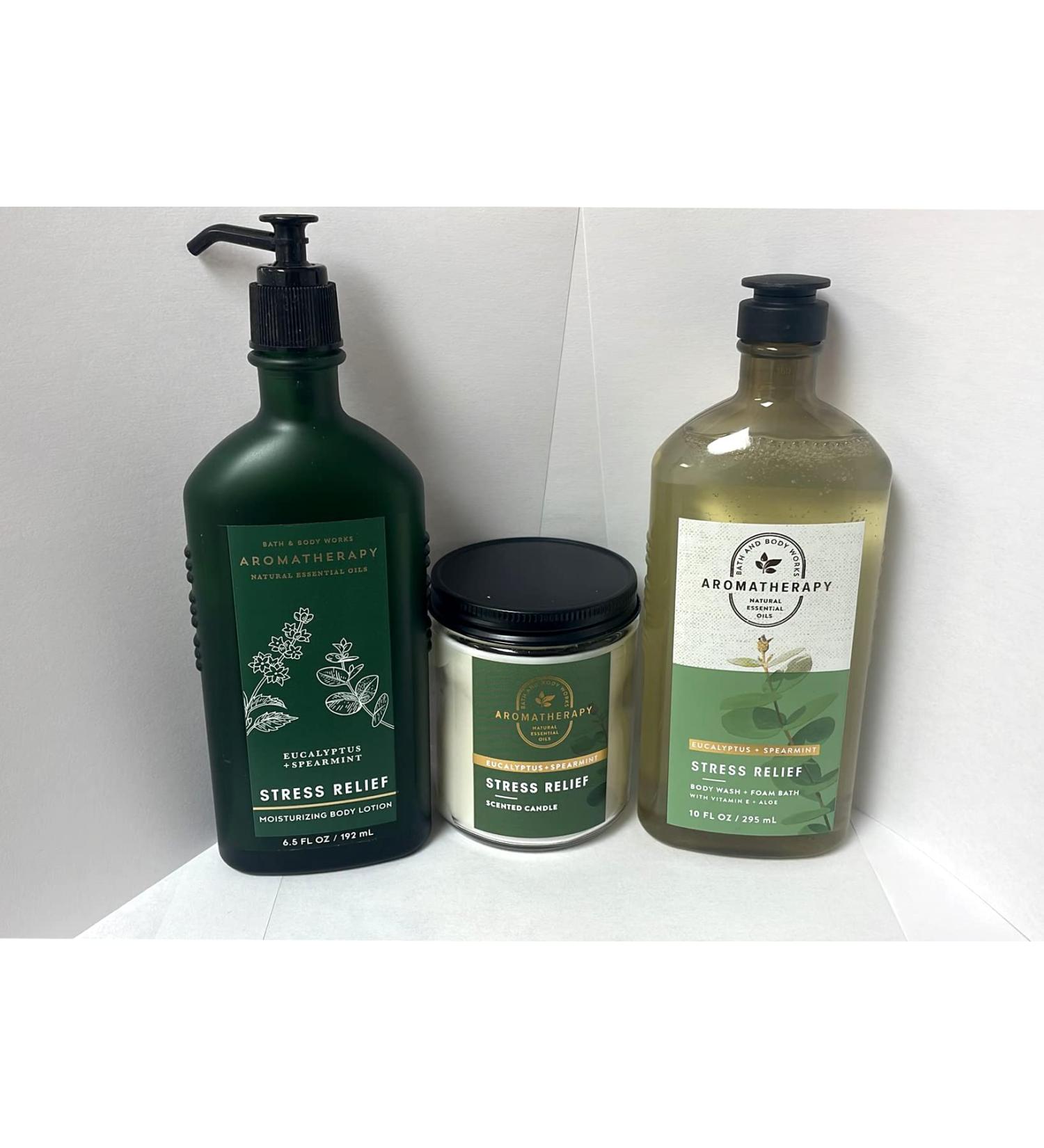 Bath & Body Works Aromatherapy Stress Relief Spa Gift Set - Eucalyptus Spearmint Bundle - Buy Online on SooperMarket.com