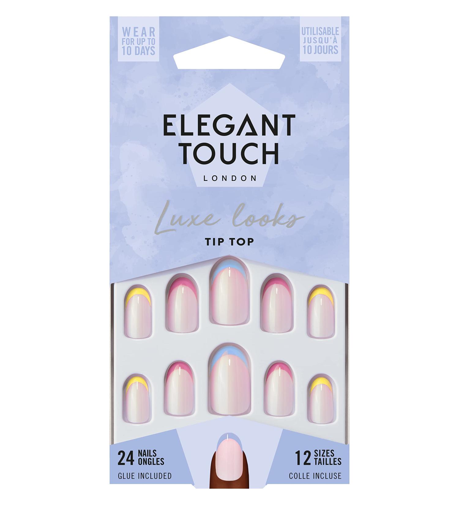 Elegant Touch Luxe Looks - Tip Top 12 Nail sizes - Buy Online on SooperMarket.com