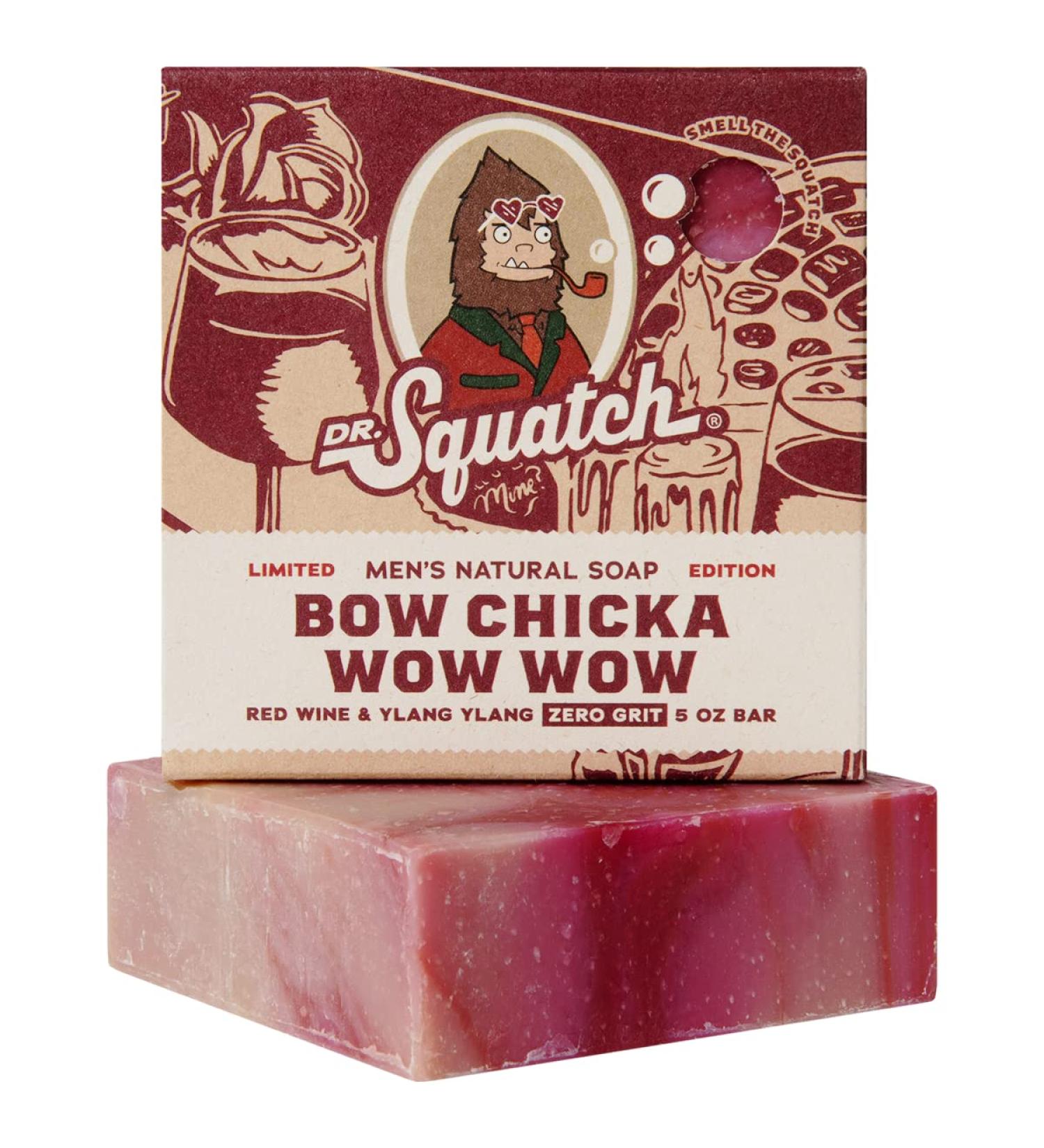 Dr. Squatch All Natural Bar Soap for Men Limited Edition Bow Chicka Wow Wow