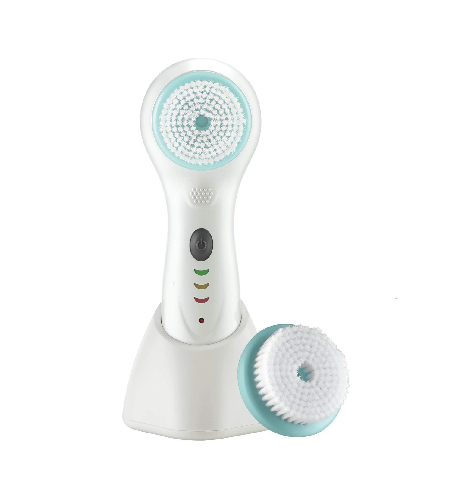 True Glow by Conair Sonic Facial Brush | Waterproof & Rechargeable | 2 Brush Heads - Buy Online on SooperMarket.com