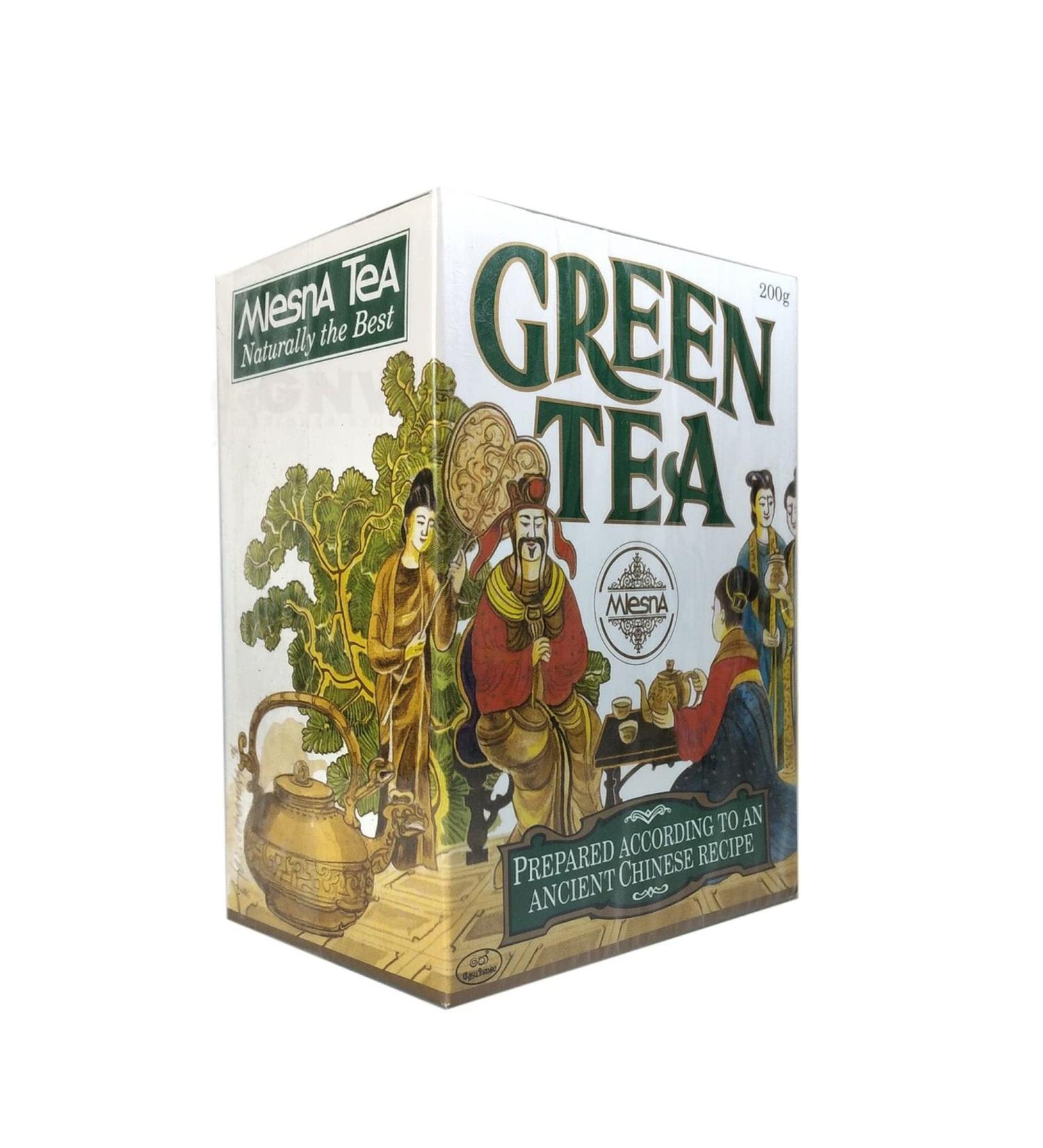 Mlesna Ancient Chinese Recipe Loose Leaf Green Tea | Pure Camellia Sinensis Ceylon Tea | Product of Sri Lanka (200g) - Buy Online on SooperMarket.com