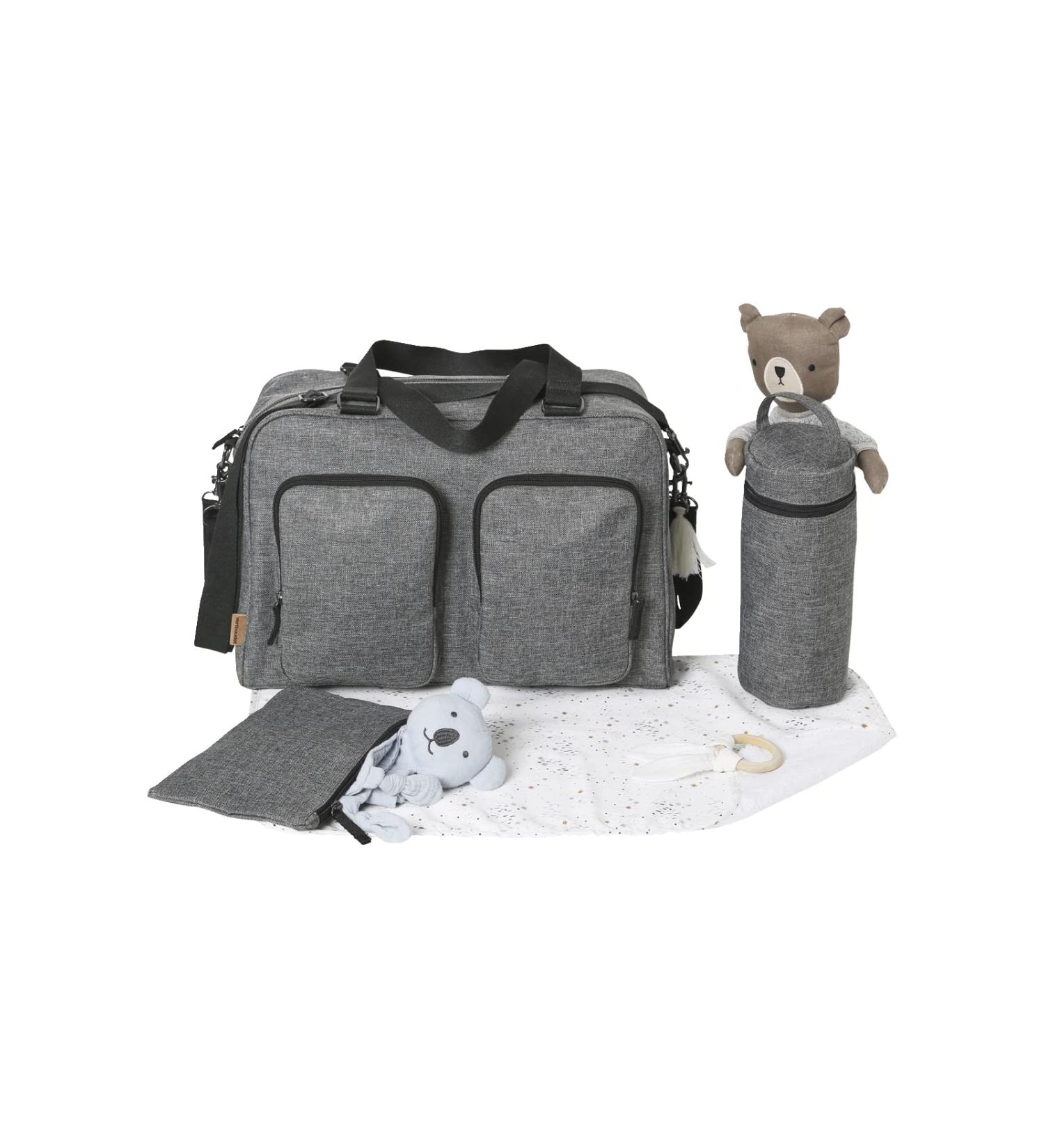 Buy Vertbaudet Family One Size Grey Changing Bag - Stylish & Functional for International Shipping - Buy Online on SooperMarket.com