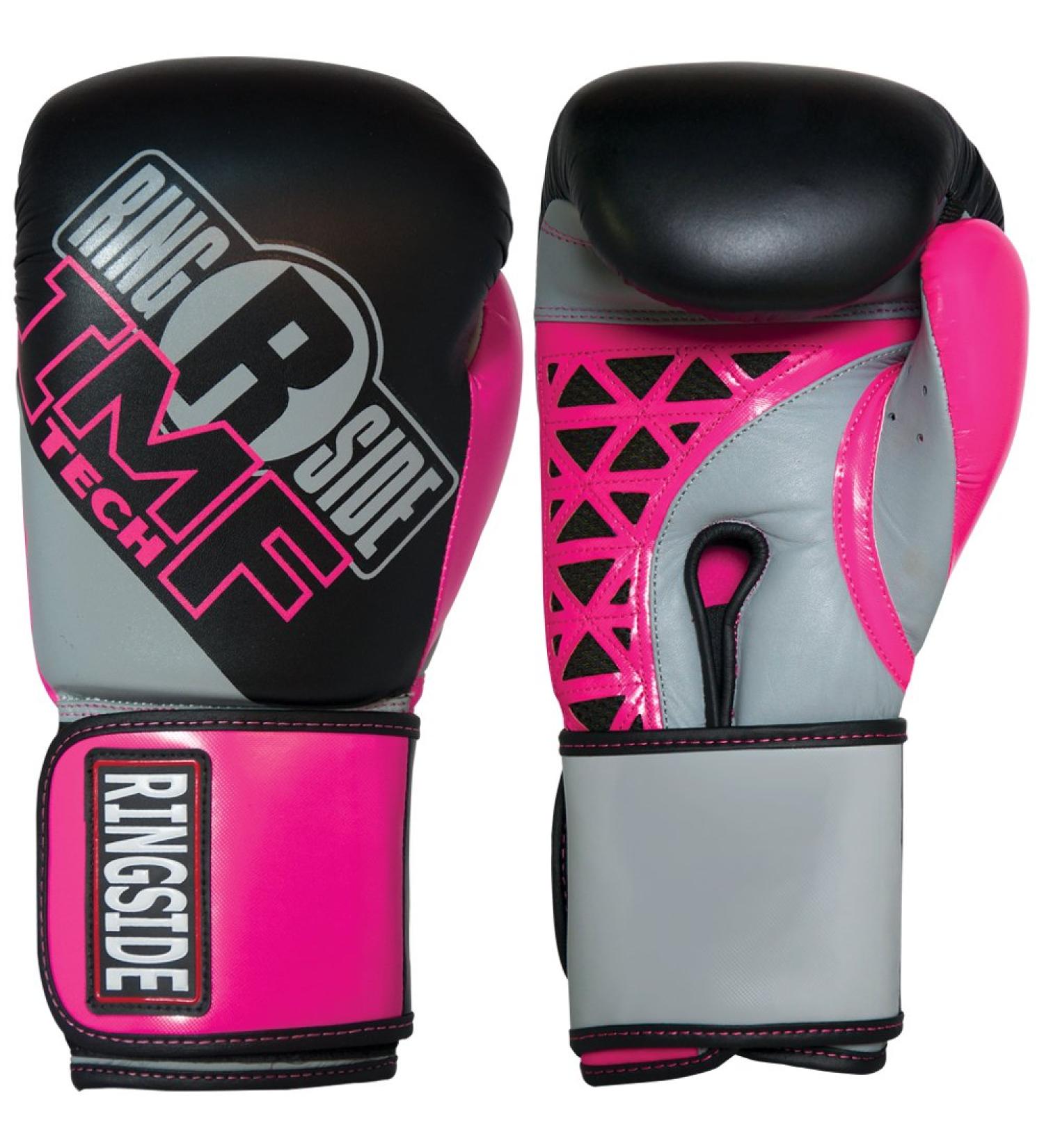 Ringside Women's IMF Tech Boxing Training Sparring Gloves 12-Ounce Pink/Black