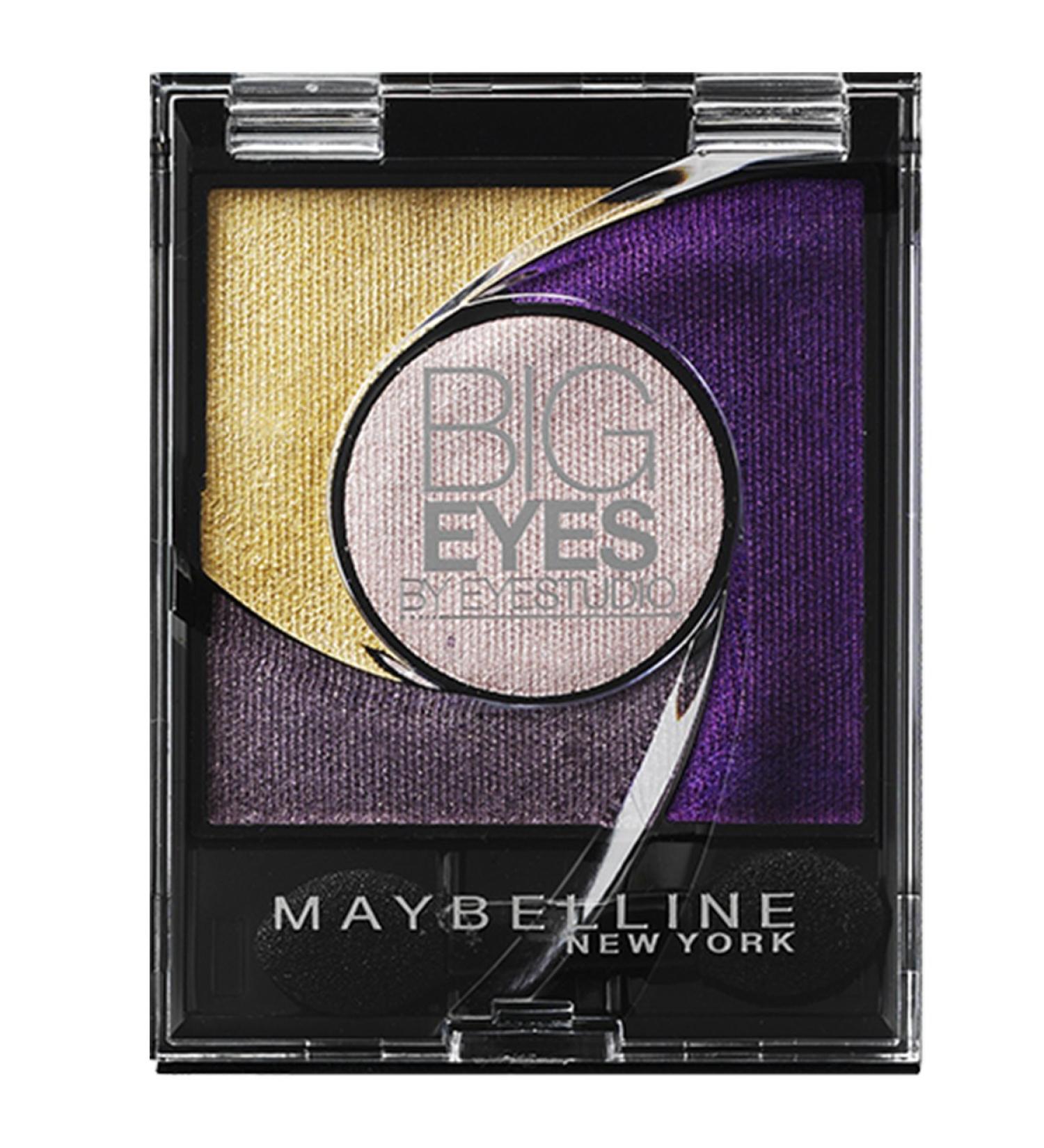Maybelline Big Eyes Light Catching Quad Eyeshadow Palette-05 Luminous Purple