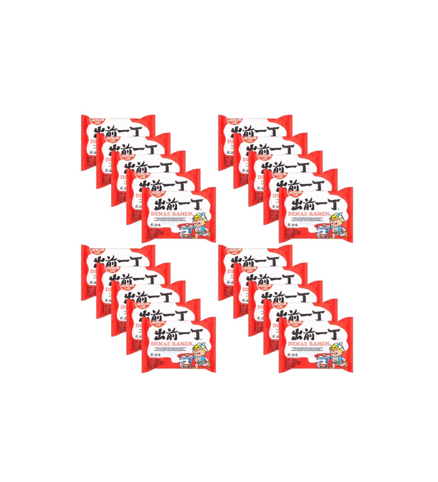 Nissin Demae Ramen Instant Ramen Noodles - Sesame Oil Flavour 100g (Pack of 20) by CNMART - Buy Online on SooperMarket.com