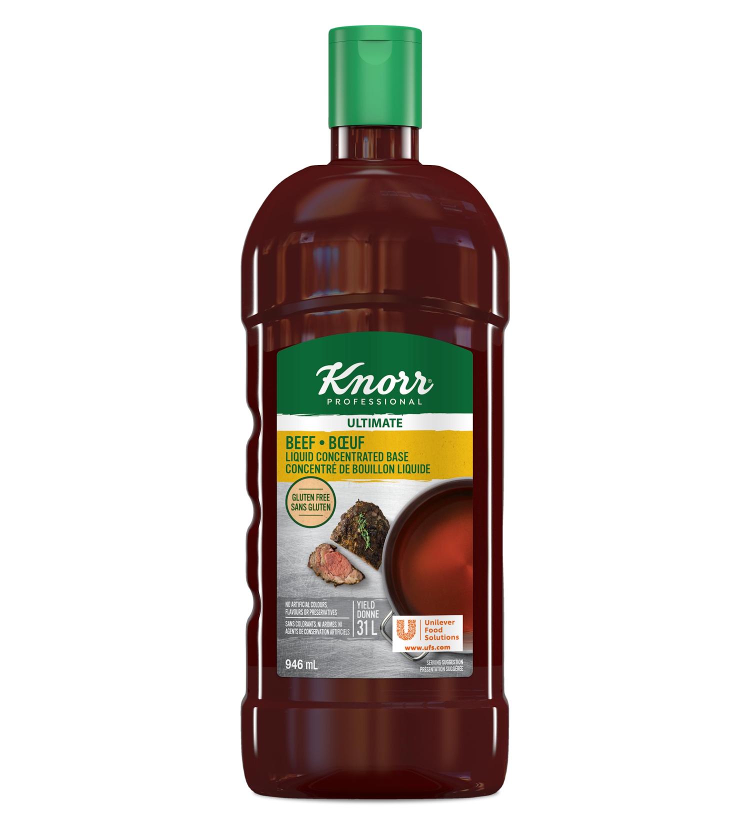 Knorr Professional Liquid Concentrated Beef Base gluten free 946ml - Buy Online on SooperMarket.com