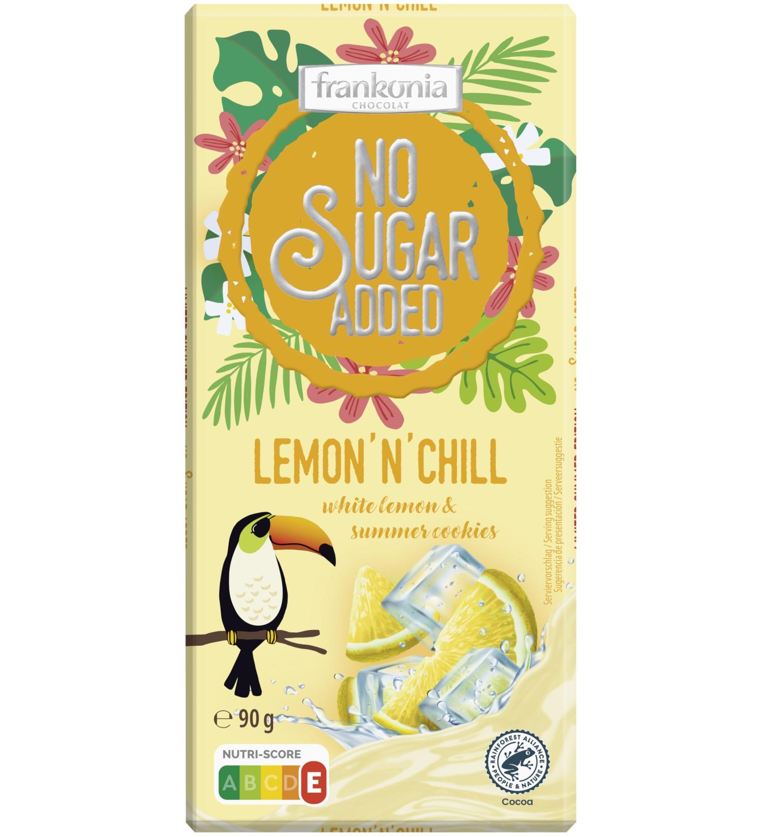 Buy Frankonia Chocolat Limited Summer Edition Lemon 'n' Chill - White Lemon & Cookies Chocolate 90g | International Shipping Available - Buy Online on SooperMarket.com