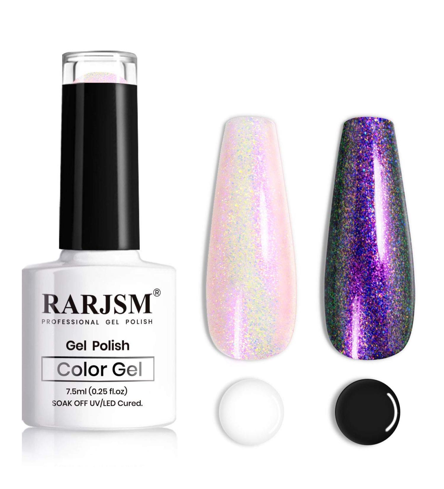 RARJSM Mermaid Shell Glimmer Purple Sparkle Gel Nail Polish 7.5ML - UV LED Curing Required - Buy Online on SooperMarket.com