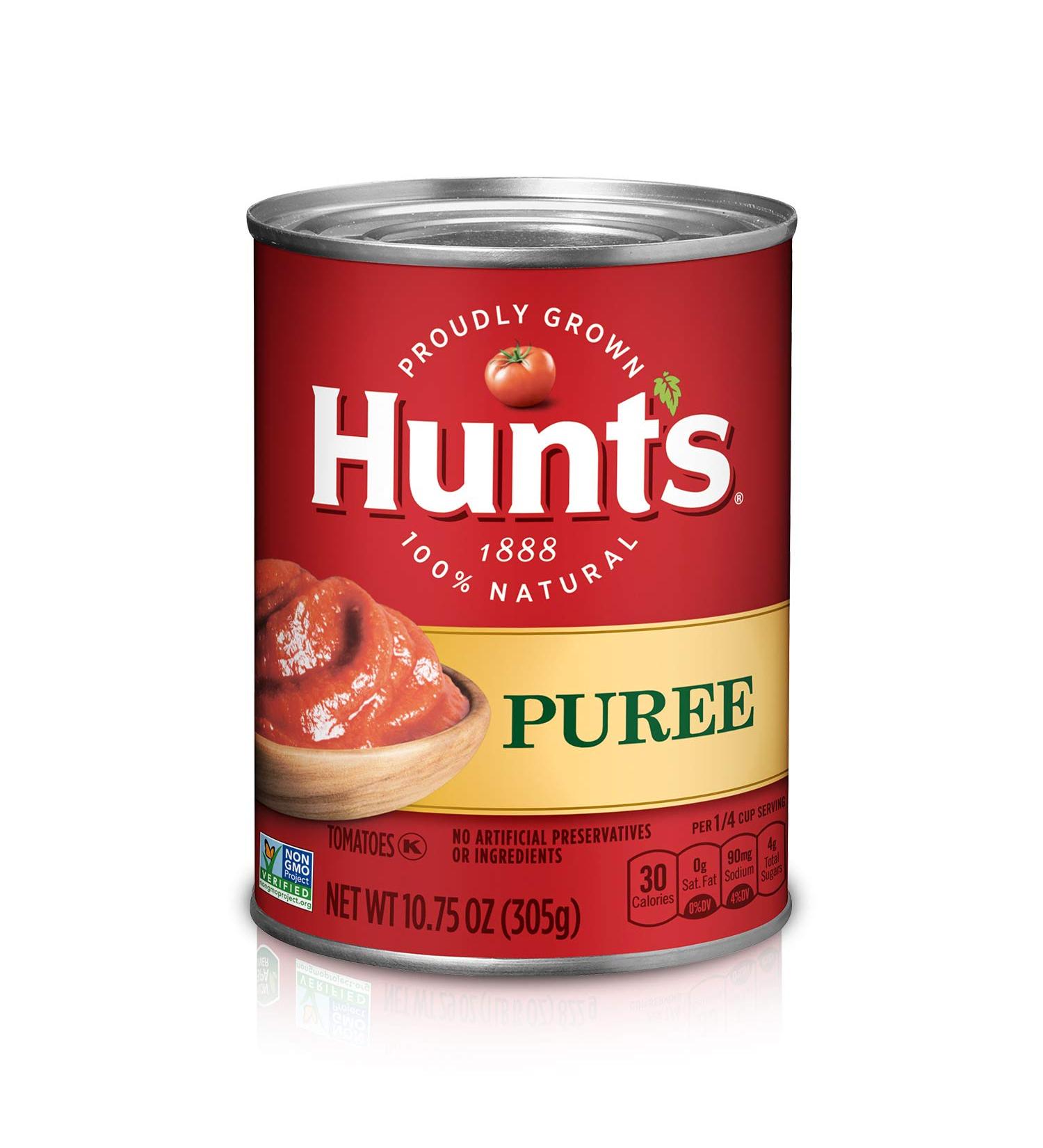 Hunt's Tomato Puree 10.75 oz 12 Pack - 10.75 Ounce Cans (Pack of 12) - Fresh & Flavorful Tomato Puree for Versatile Cooking - Buy Online on SooperMarket.com