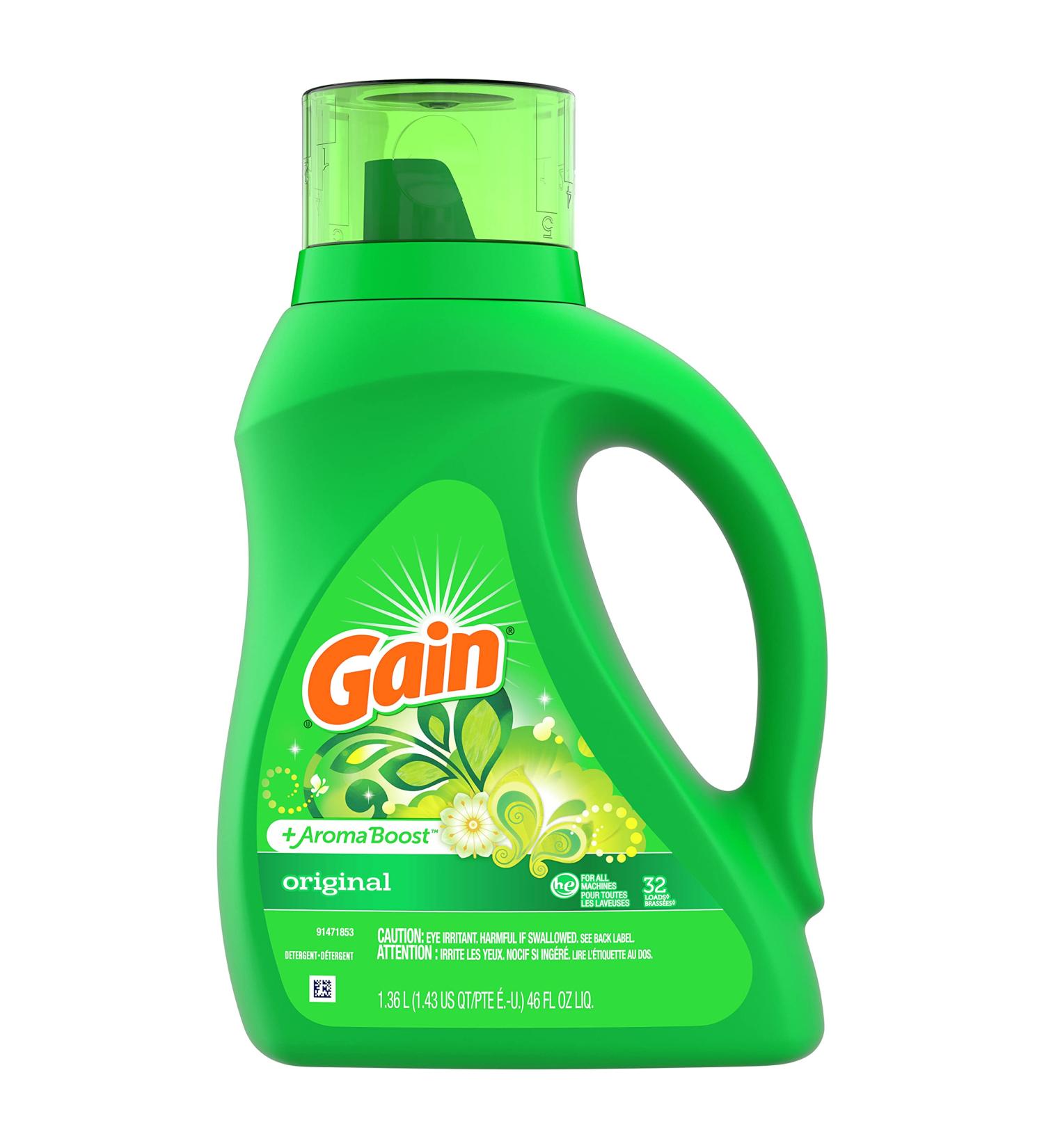 Gain Procter & Gamble Detergent 6/46oz - Premium International Shipping Available - Buy Online on SooperMarket.com