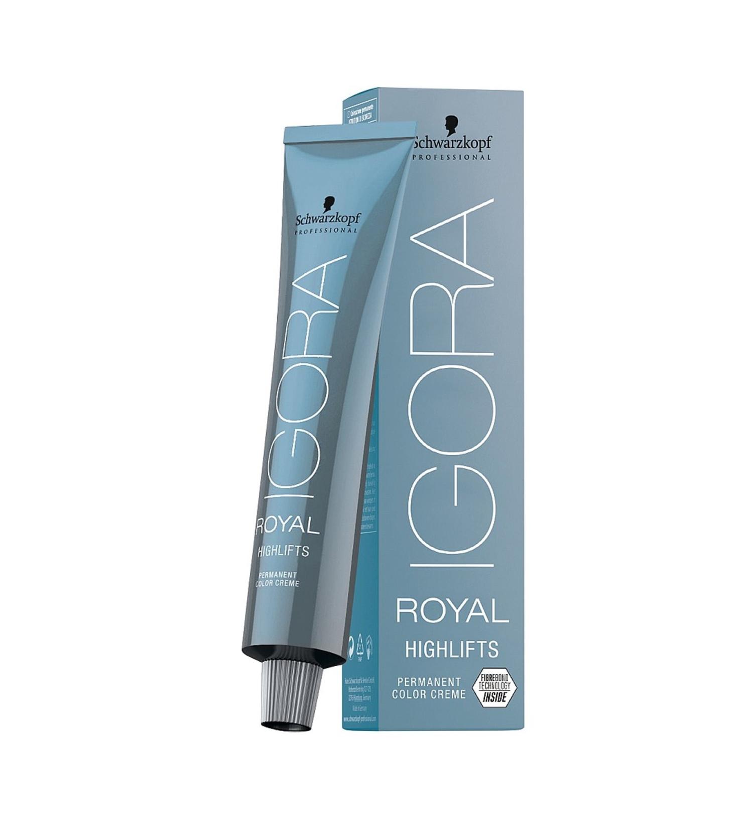 Schwarzkopf Igora Royal Highlifts Permanent Hair Colour - 12-1 Special Blonde Cendr 60ml Blonde 60 ml (Pack of 1)