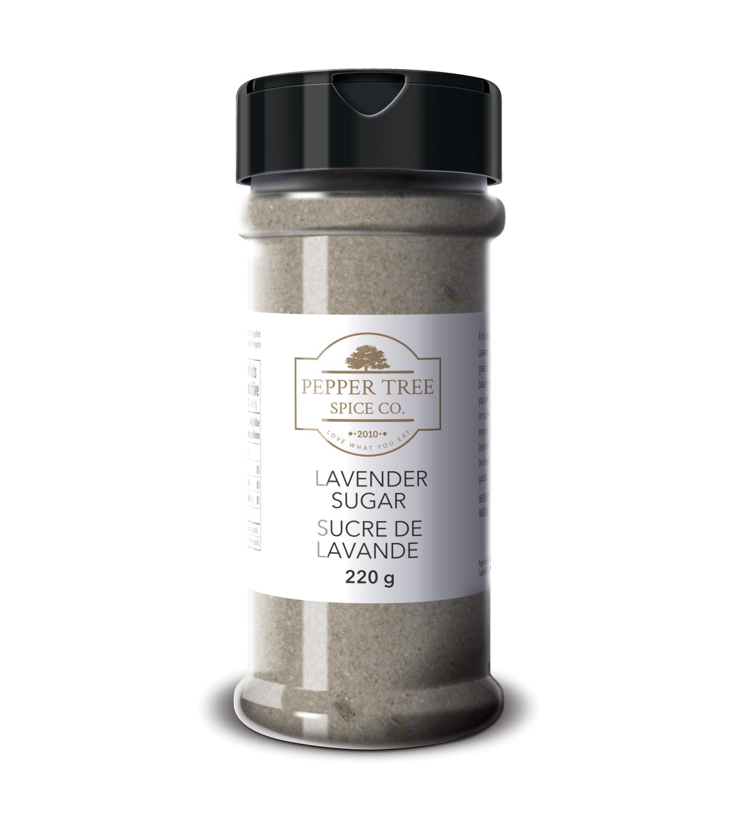 Pepper Tree Spice Co. Lavendar Sugar Perfect for Baking Tea and London Fog Tea - Buy Online on SooperMarket.com