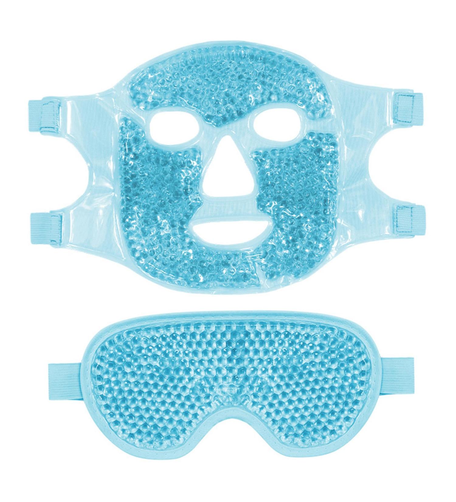 Cooling Ice Face Eye Mask for Reducing Puffiness Reusable Hot and Cold Compress Facial Eye Pack with Soft Plush Backing for Migraines.. - Buy Online on SooperMarket.com