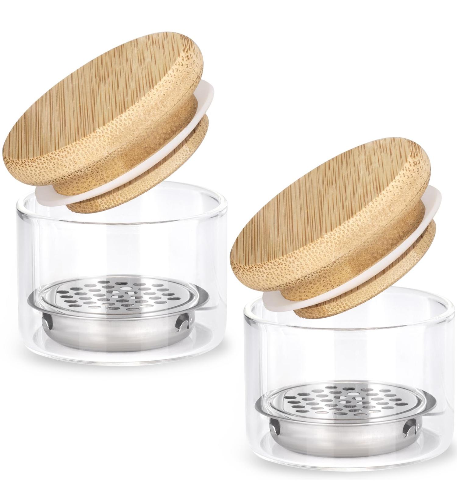 2PCS Nail Brushes & Washing Cup Set | Acrylic Liquid Powder Dappen Dish - Portable Nail Art Cleaner Tool for Glitter & Sequins - Buy Online on SooperMarket.com