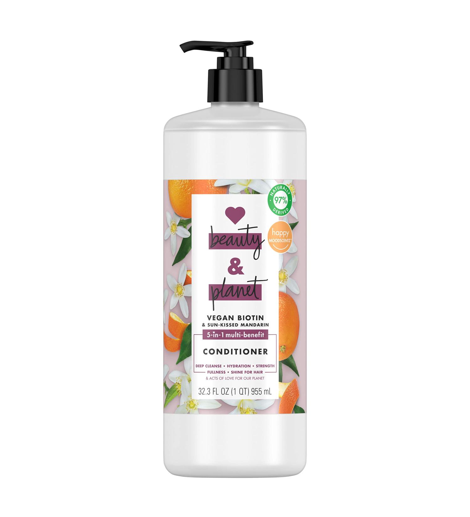 Love Beauty and Planet Vegan Biotin & Mandarin Deep Cleanse Conditioner - 32 oz - Buy Online on SooperMarket.com