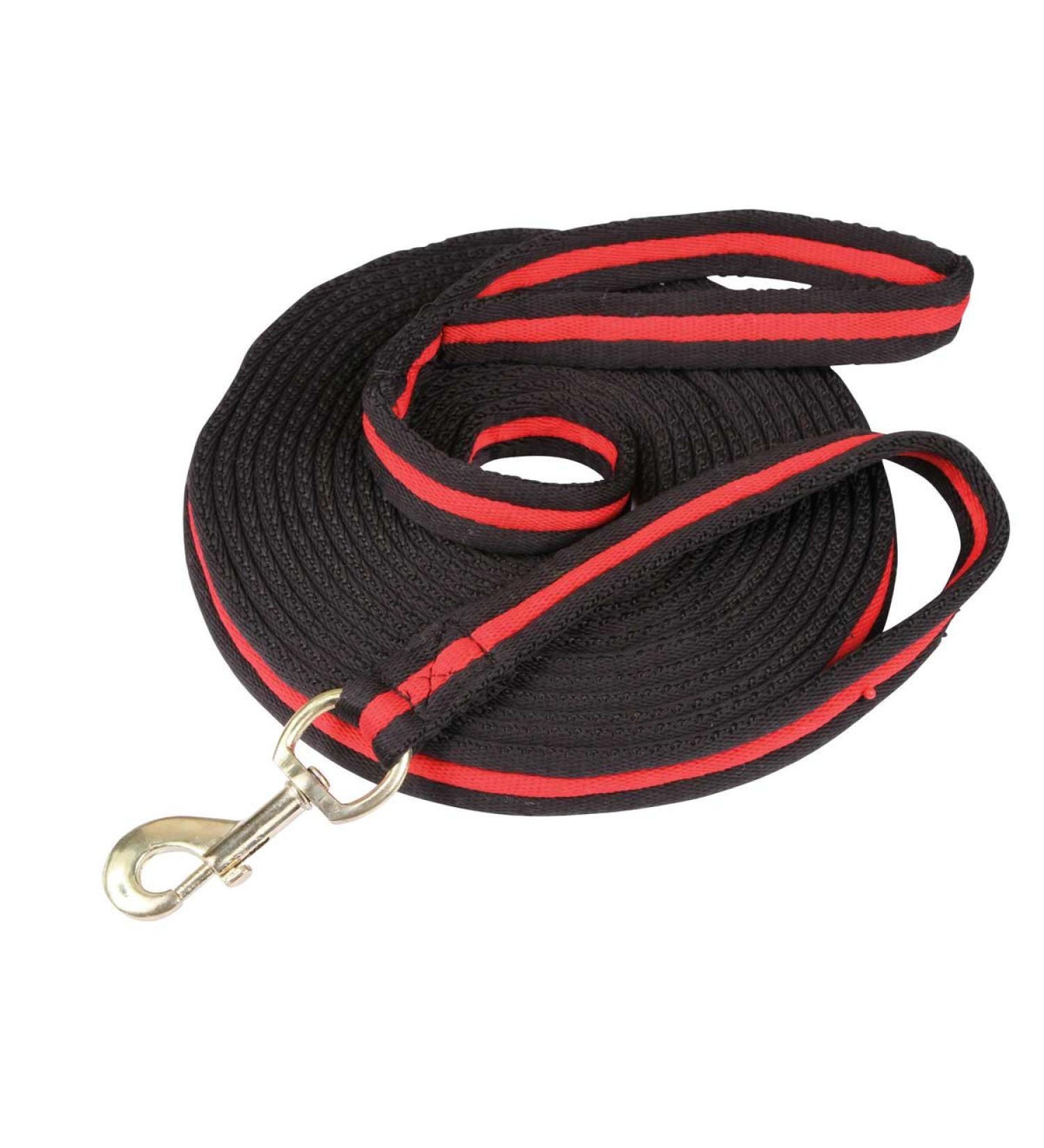 Kerbl 321491 Softlunge 8m - Premium Black/Red Lunge Line for Equestrian Training | International Shipping Available - Buy Online on SooperMarket.com