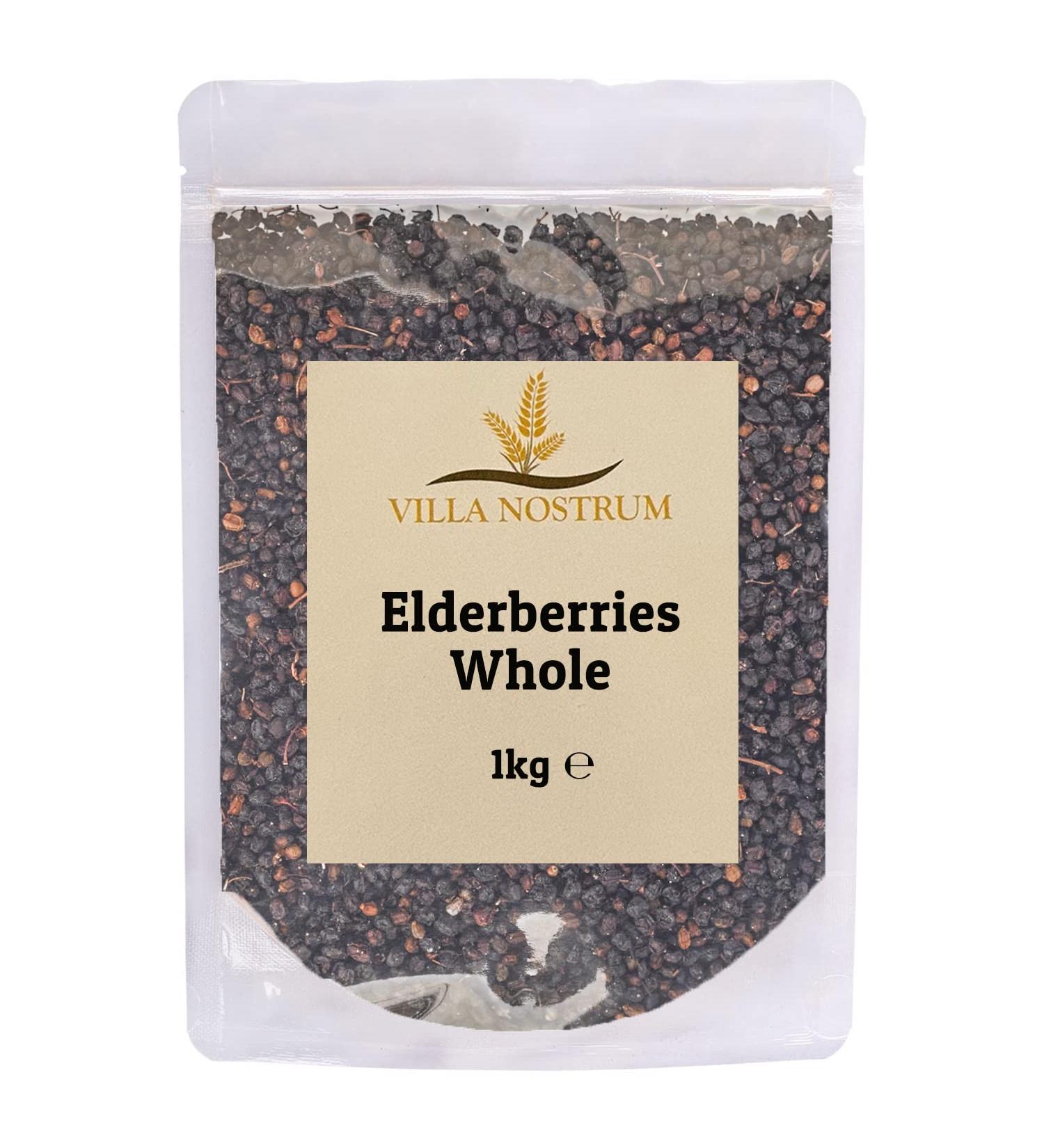Elderberries Whole 1kg by Villa Nostrum