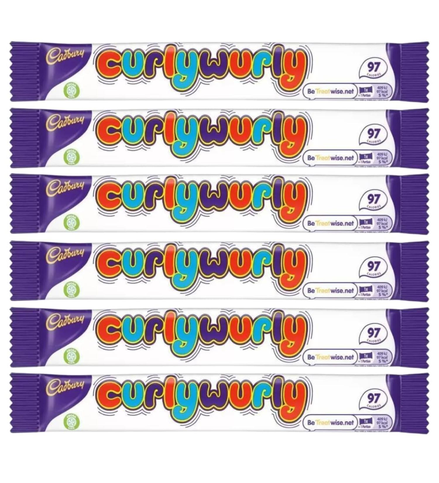 Chocolate Bar Bundle With Curly Wurly Chocolate Bar 21.5g (6 Pack)