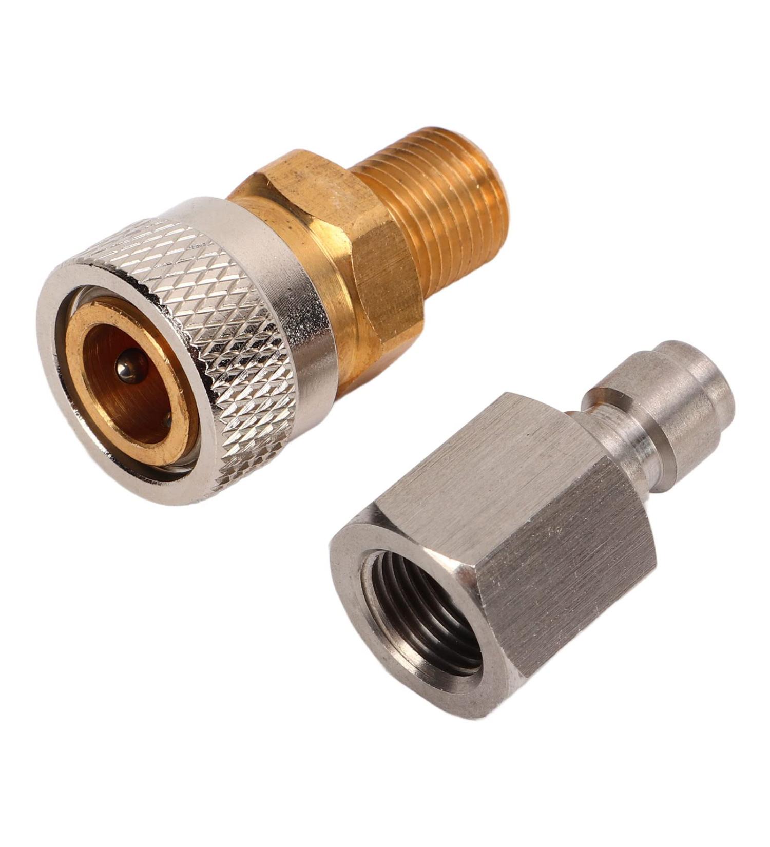 Bediffer 1/8 BSPP Quick Release Coupler Socket - CNC Machined for Pneumatic Toys - Buy Online on SooperMarket.com