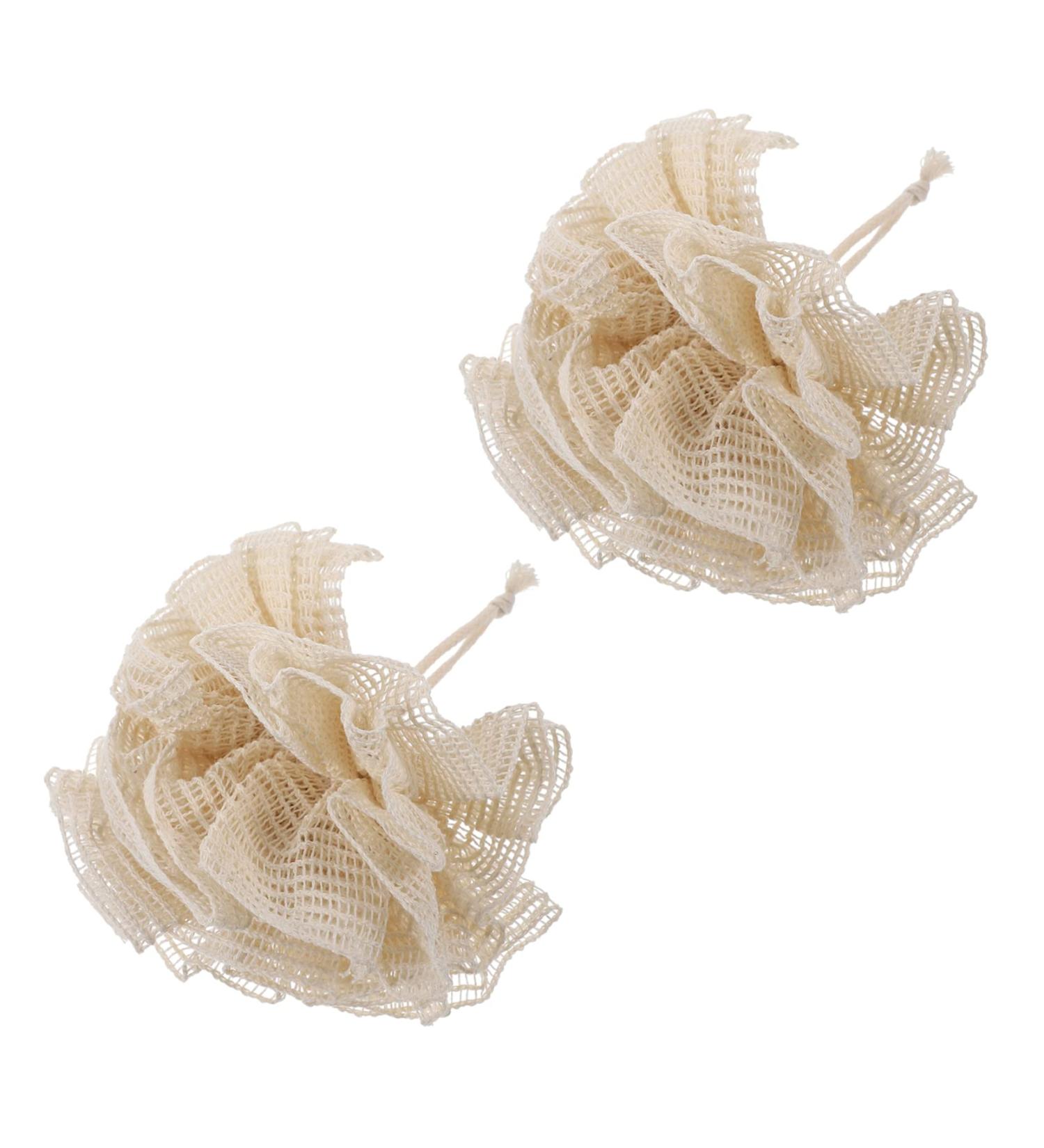 Buy NOLITOY 2pcs Bath Sponge Loofah - Relaxing Foam Bath Balls for Women | Shower Bubble Maker & Strainer - Buy Online on SooperMarket.com