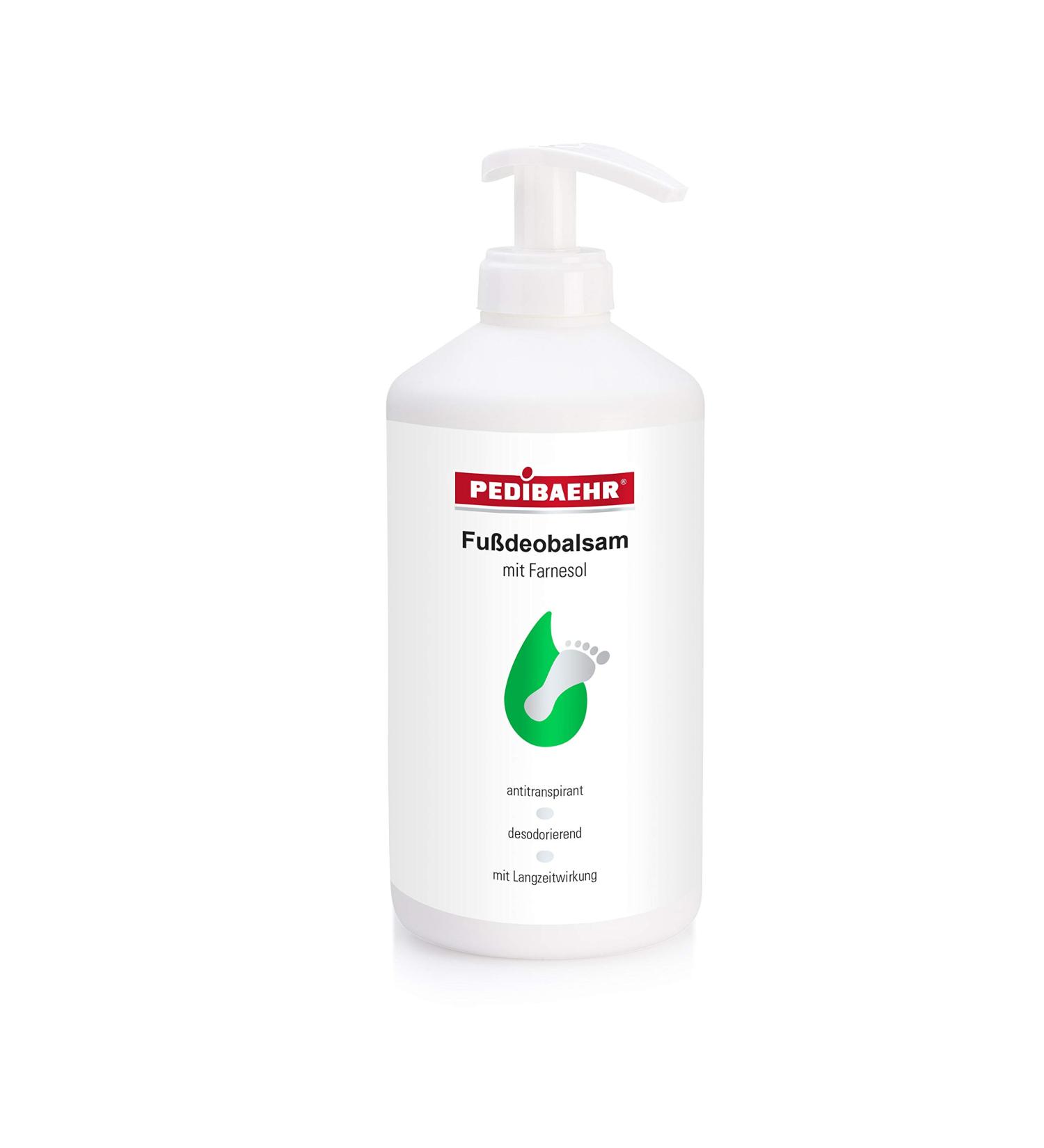 PEDIBAEHR - Foot deodorant balm with farnesol 500 ml dispenser