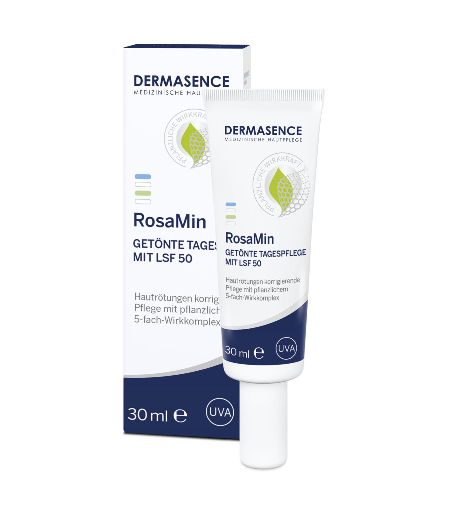 DERMASENCE RosaMin Tinted Day Cream SPF 50 - 30ml | Best Skin Protection & Tone Evenness - Buy Online on SooperMarket.com