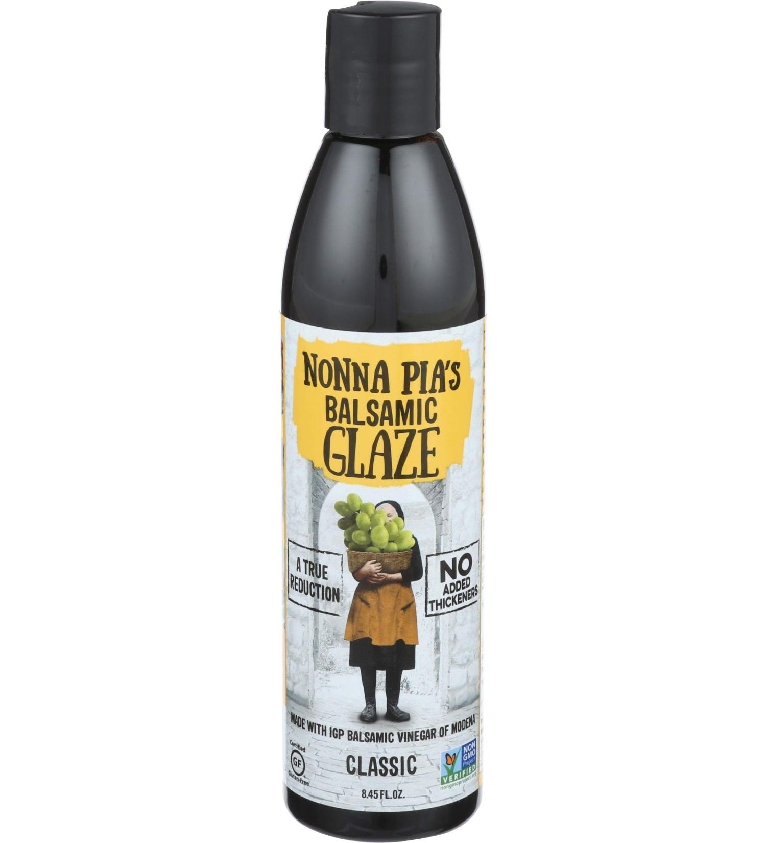 Nonna Pia's Classic Balsamic Glaze - 1 Count for Perfect Flavor - Buy Online on SooperMarket.com