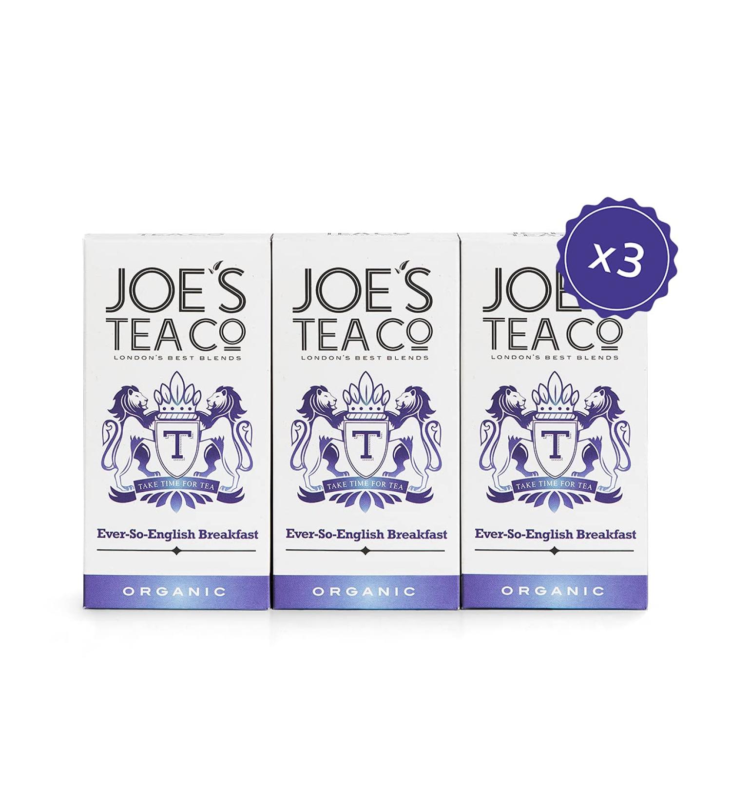 Joe's Tea Co. Organic Ever-So-English Breakfast Black Tea - 45 Tea Bags - Buy Online on SooperMarket.com