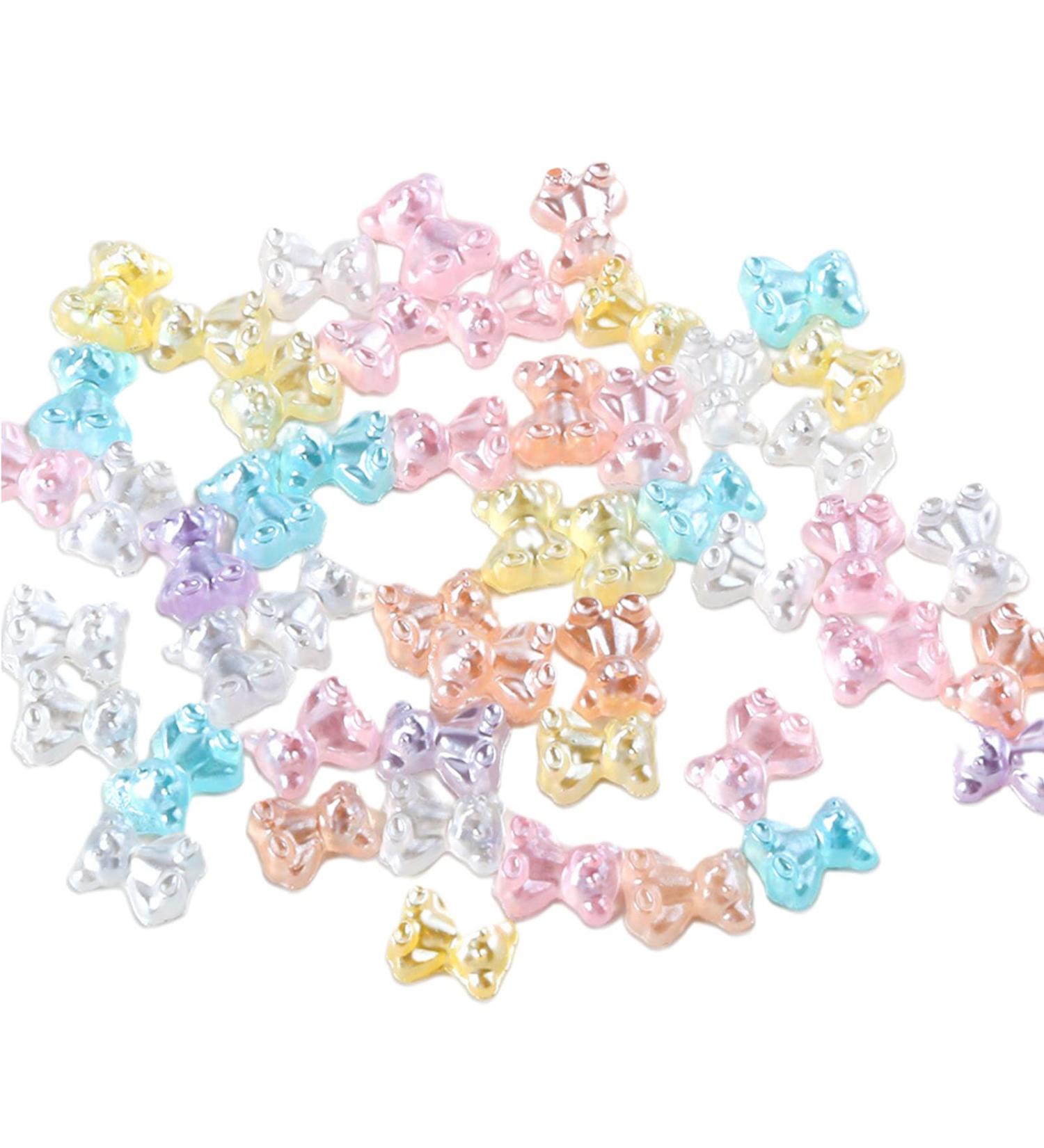 50Pcs Resin Nail Art Decorations 3D Cute Bear Nail Nail DIY Phone Cases Making Decor Crafting Nail Decor Nail Beads For Nail Art 3d Nail Decorations 3d Nail Nail Art Decorations - Buy Online on SooperMarket.com