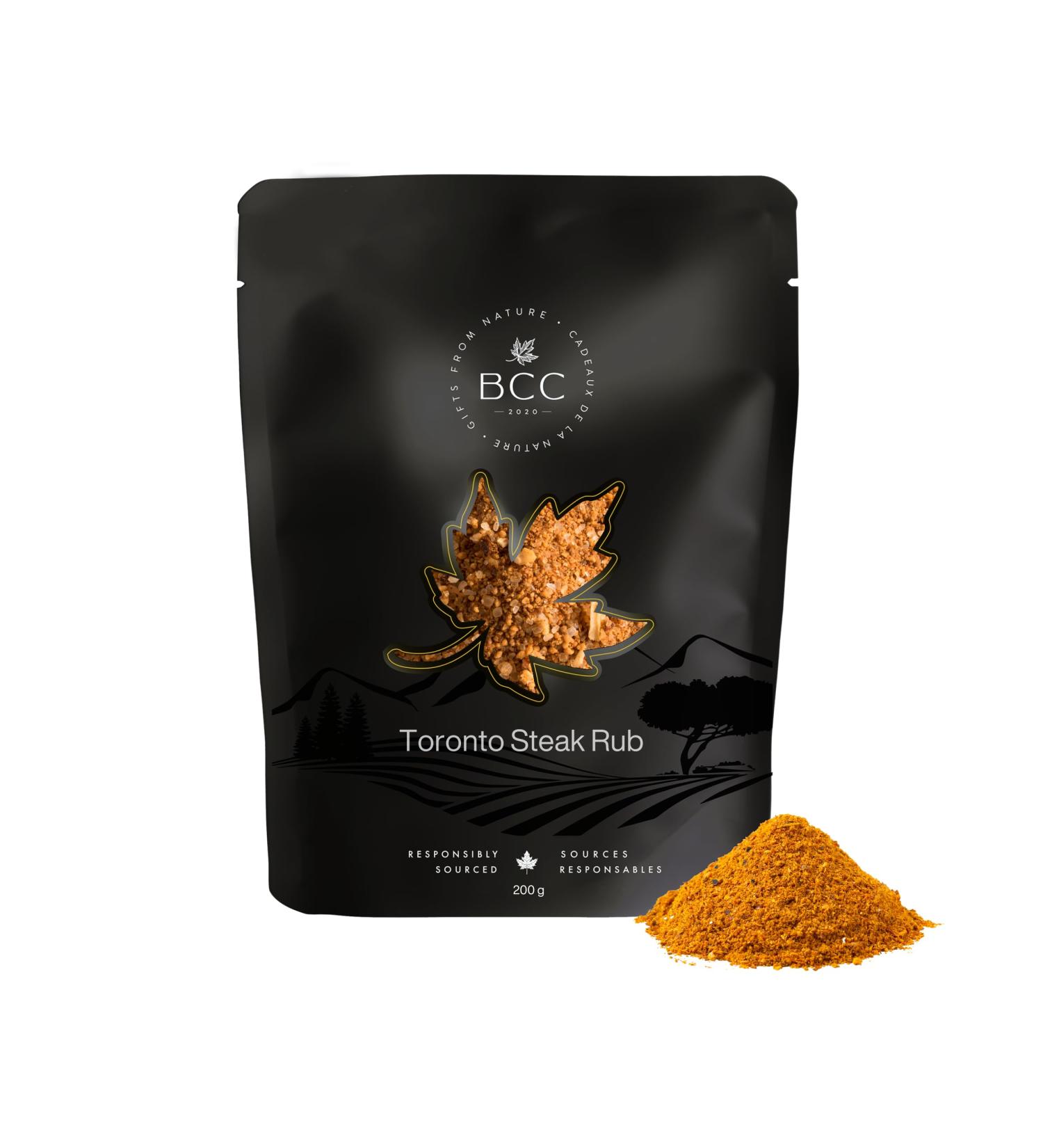 Toronto Inspired Steak Rub Premium Blend of Kosher Salt Black Pepper Garlic Onion Paprika Thyme Rosemary and Parsley Perfect for Grilling BBQ and Roasting - Buy Online on SooperMarket.com