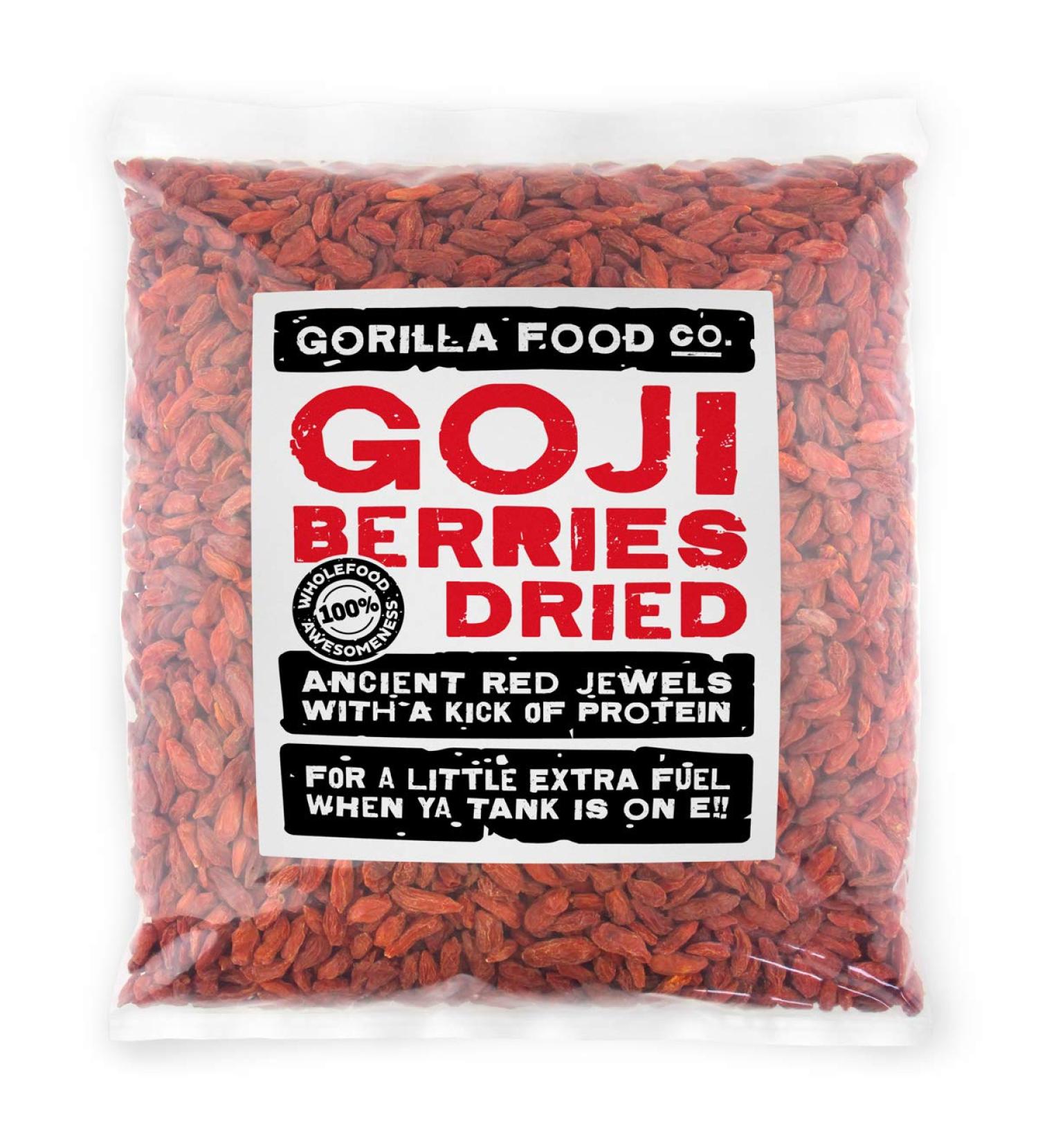 Gorilla Food Co. Goji Berries Dried - 800g - Buy Online on SooperMarket.com