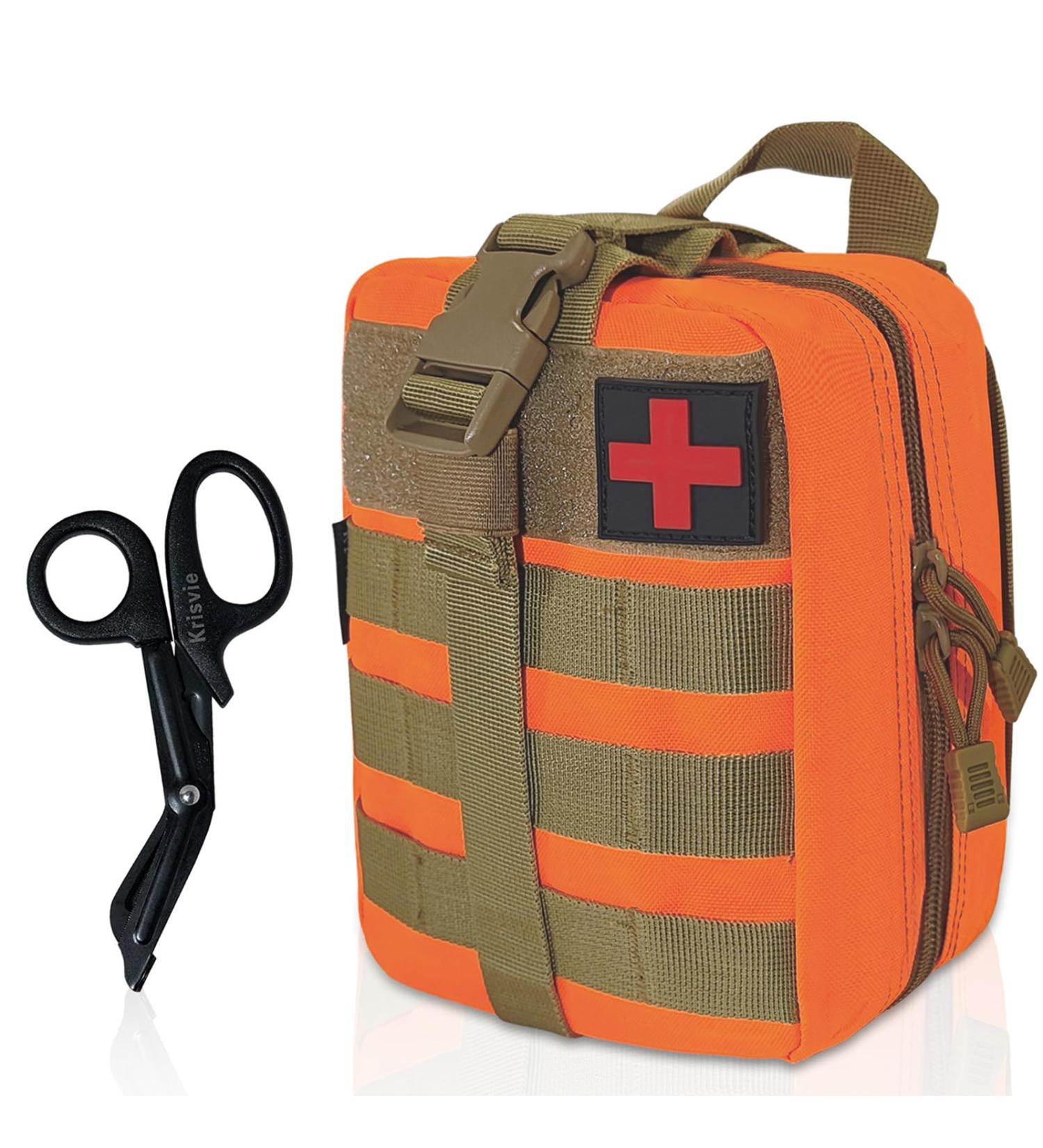 Buy Crisis First Aid Bag | Molle Tactical EDC IFAK Pouch for Outdoor & Travel | Premium Camping Gadgets - Buy Online on SooperMarket.com