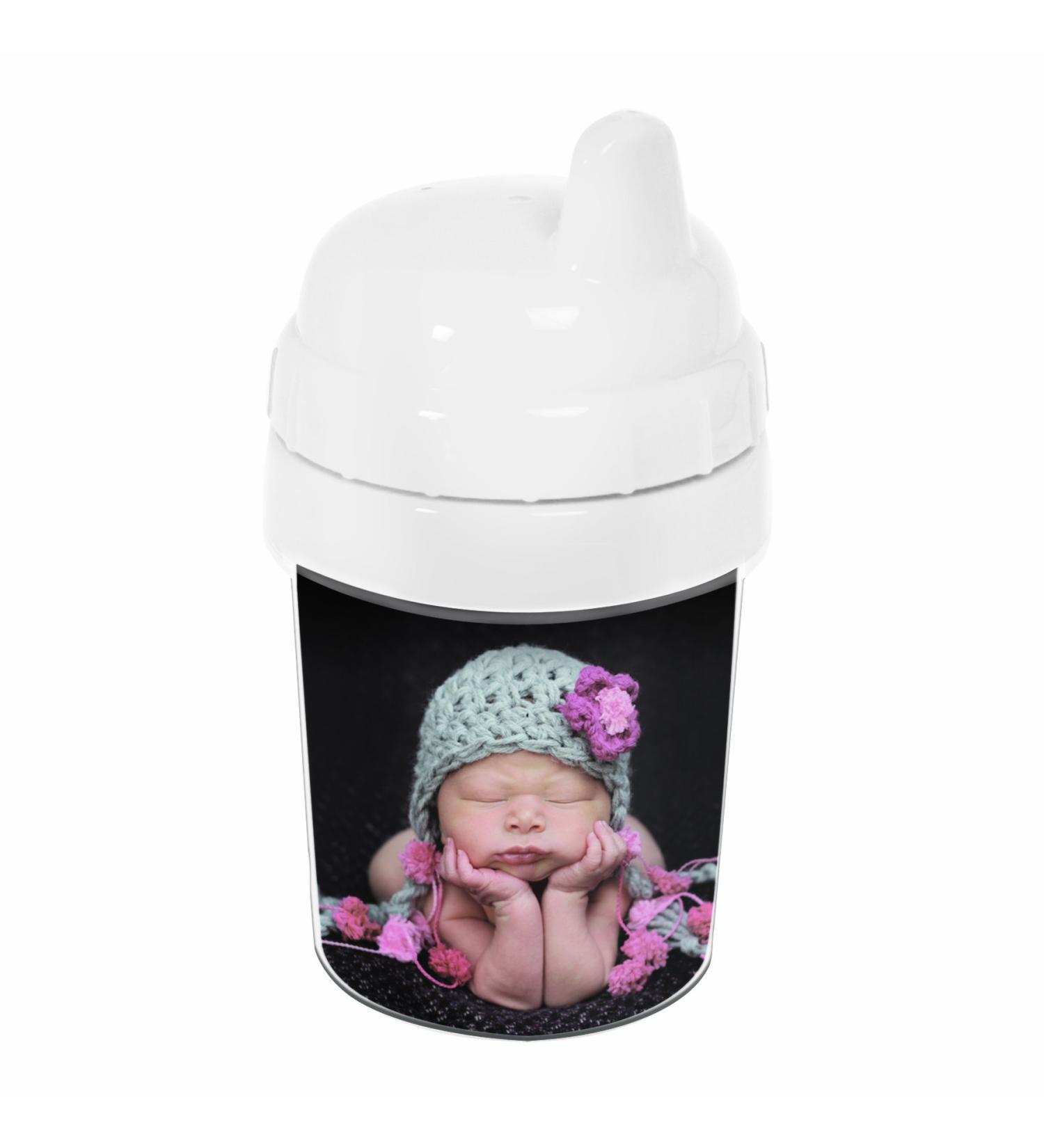 Personalized Toddler Sippy Cup - White | Thermo-Temp 5 oz. | [Brand Name] - Buy Online on SooperMarket.com
