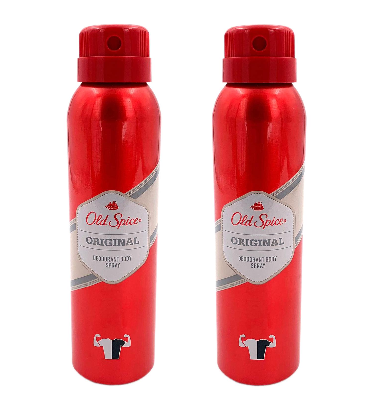 Old Spice Original Deodorant Body Spray 5.07 Ounce (Pack of 2)