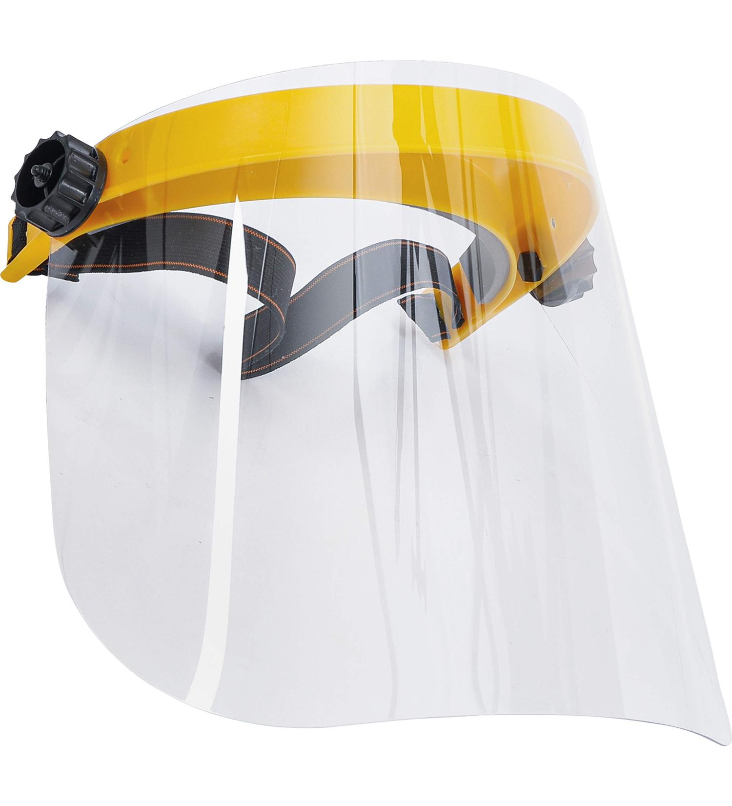 BGS 3703 Face Shield | Transparent Eye Protection Visor | EN 166 Certified Face Protection for Safety - Buy Online on SooperMarket.com