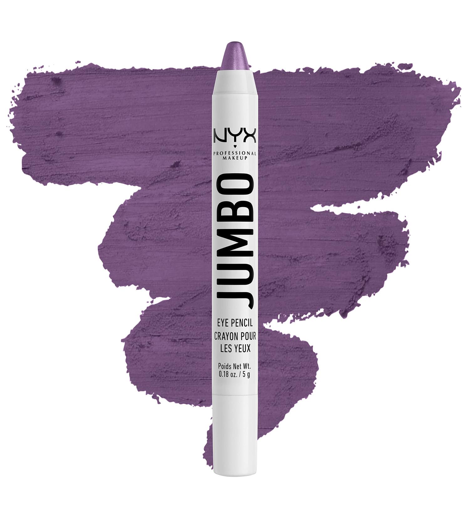 NYX Jumbo Eye Pencil - Eggplant (Violet) | Eyeshadow & Eyeliner Combo - Buy Online on SooperMarket.com