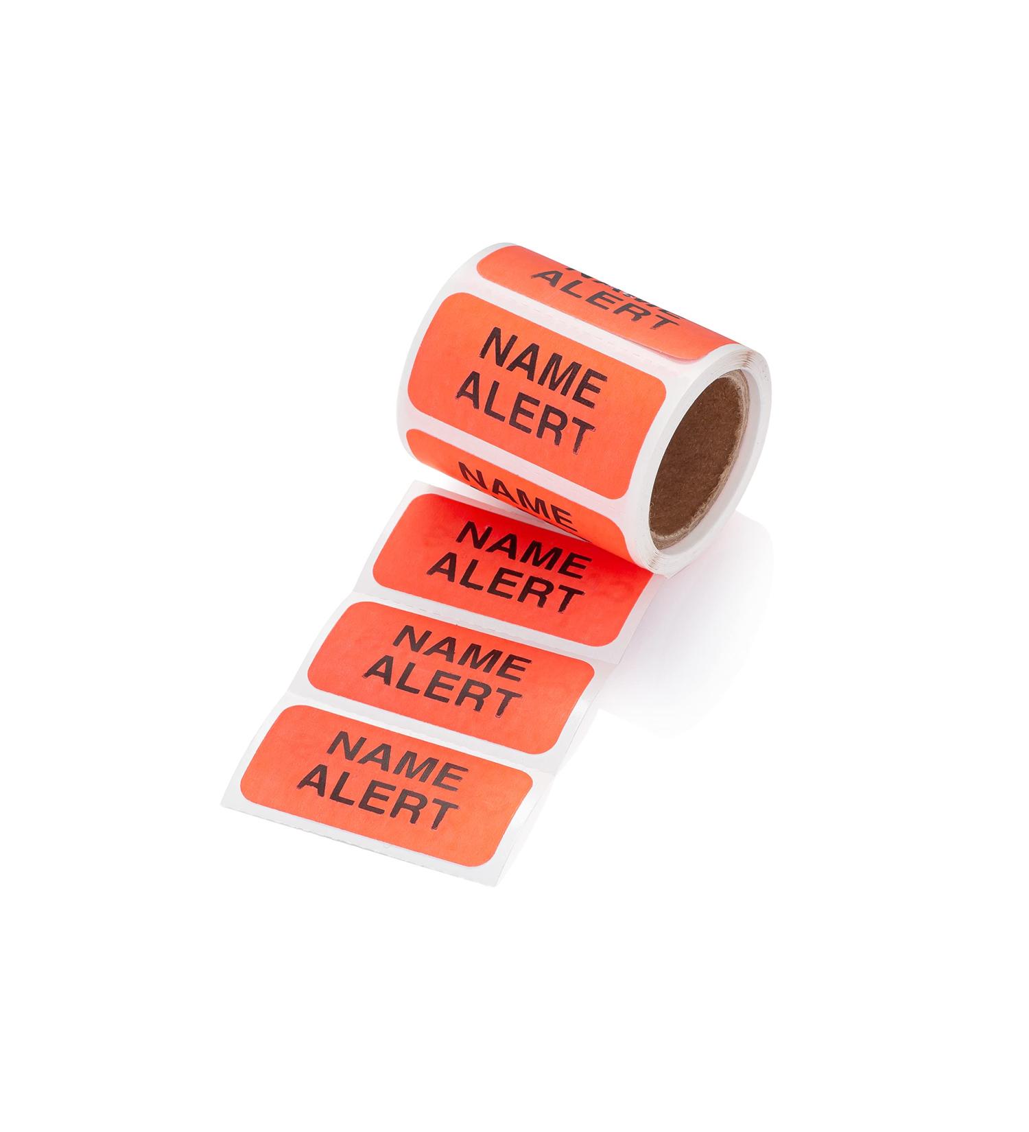 Carstens Medical Stickers - Red and Black Alert Labels for Charts (Roll of 100) - Buy Online on SooperMarket.com