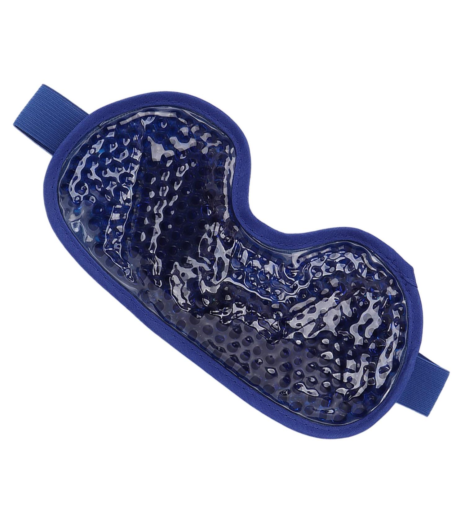 Skin-Friendly Cooling Gel Bead Eye Pack - Relieve Eye Fatigue - Dark Blue - Unisex - Buy Online on SooperMarket.com