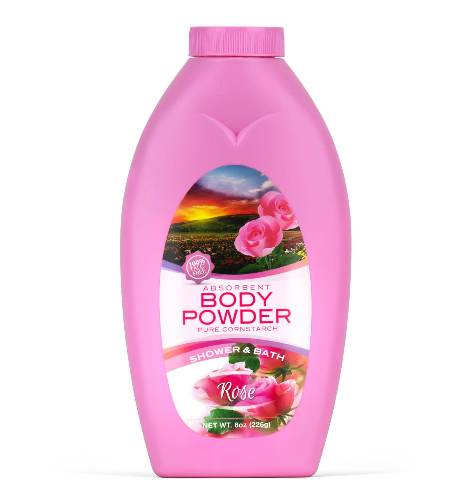 R-NEU Body Bath Powder for Women 100% Talc-Free Elegant Rose Petals Dusting Powder Extra Large Refill 8oz - Buy Online on SooperMarket.com