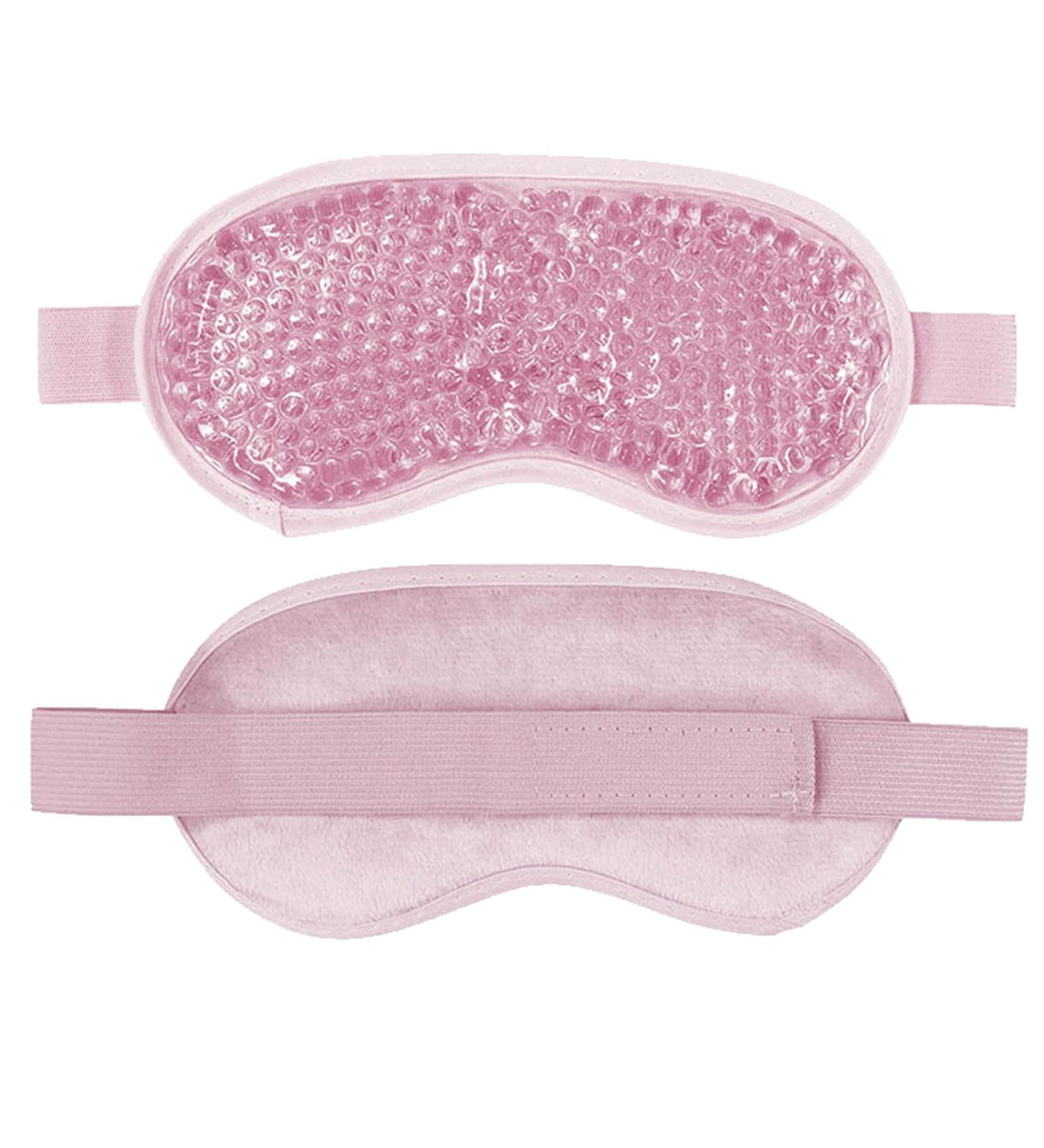Cooling Eye Mask Gel Eye Mask for Puffy Eyes Reusable Therapy Gel Eye Mask Hot Cold Dual-use Cold Eye Mask for Dry Eyes Dark Circles Eye Bags Sleep Gel Beads Eye Mask (Pink) - Buy Online on SooperMarket.com