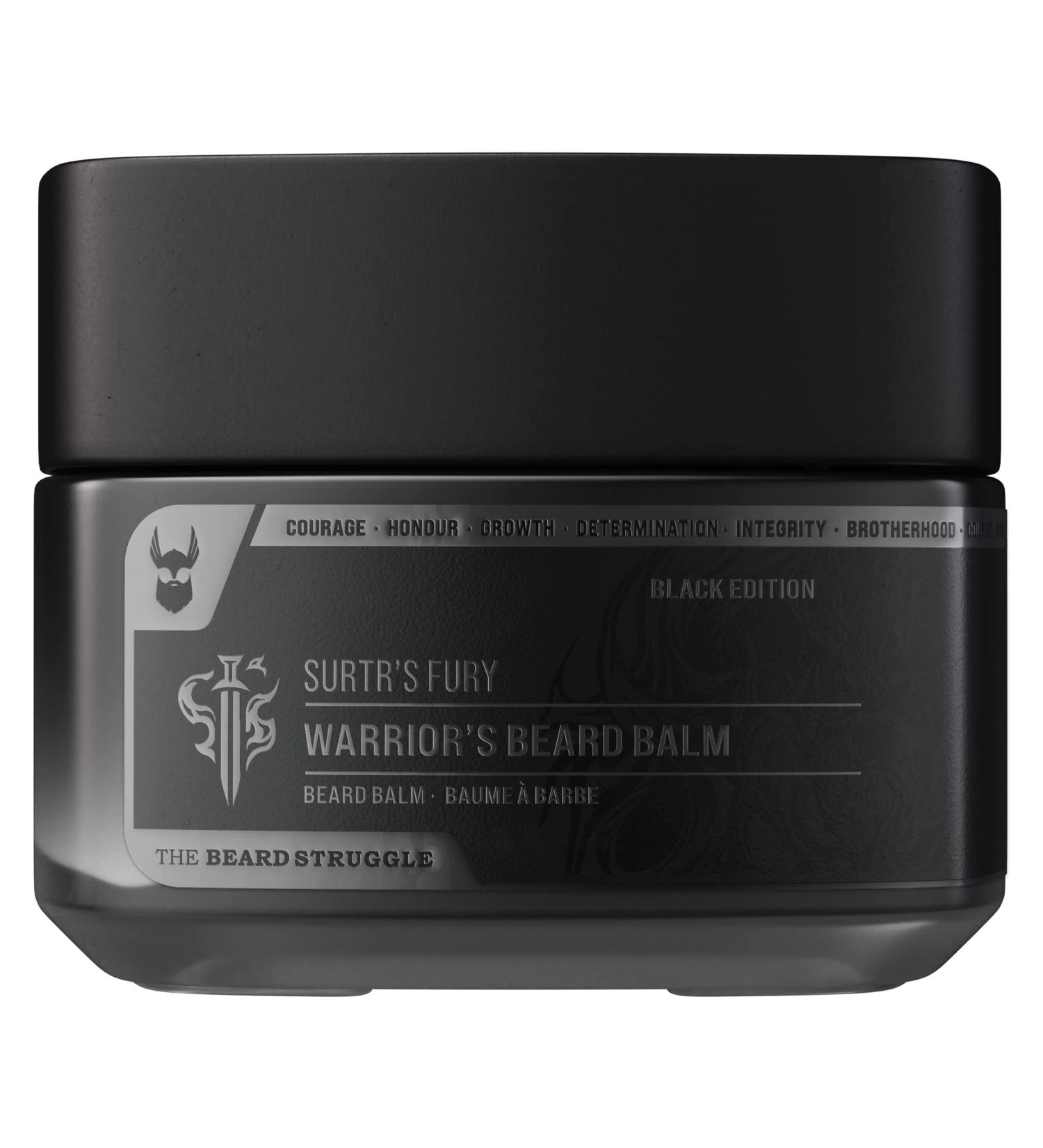 The Beard Struggle Warrior's Beard Balm - Surtr's Fury 50g Platinum Collection | Non-Greasy Formula with Luxurious Cologne-Grade Fragrances | 100% Natural Ingredients - Buy Online on SooperMarket.com